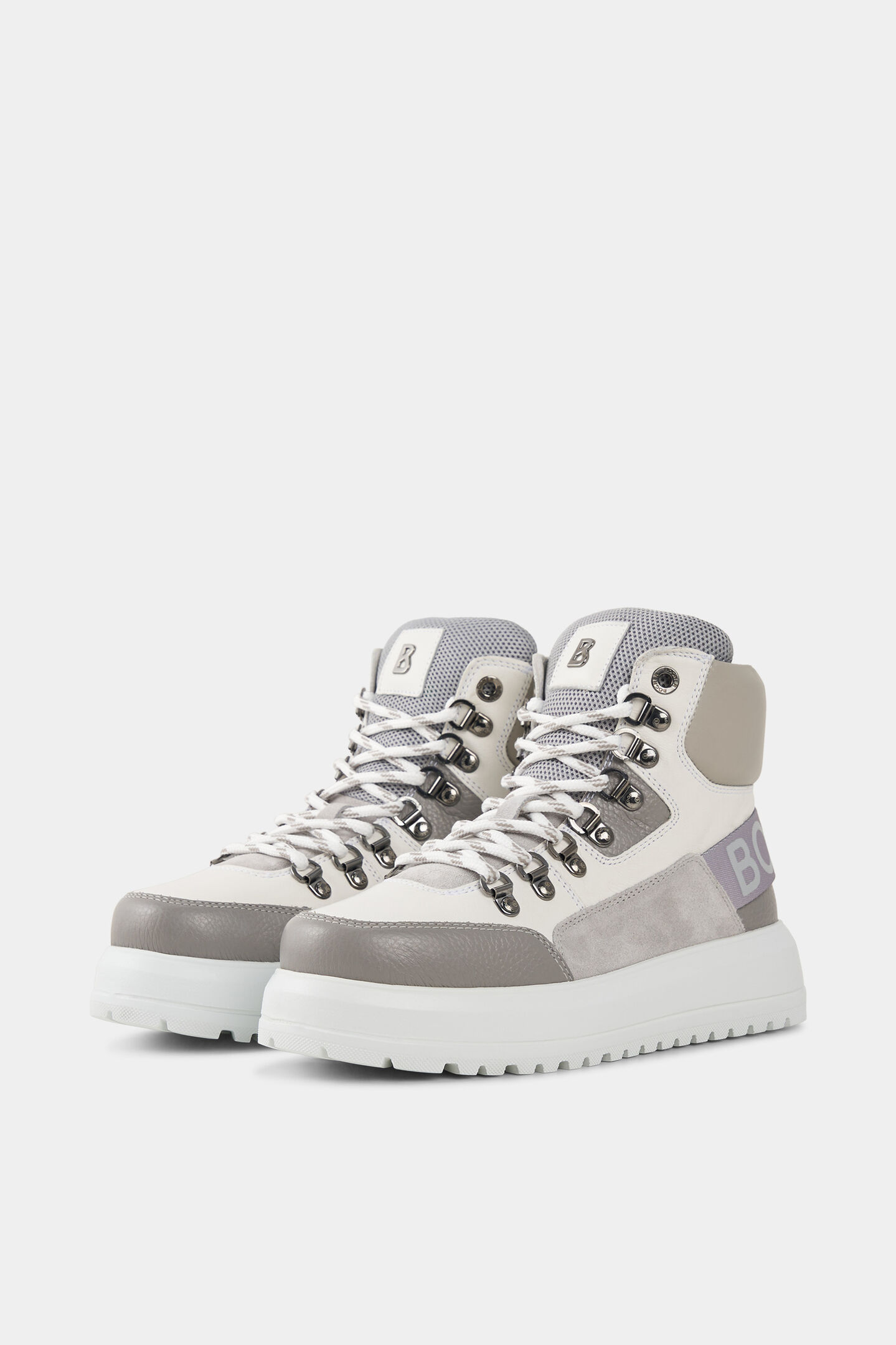 Low Boots Antwerp Grau/Off-White