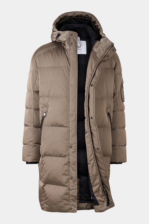 Daunenmantel Erico Taupe