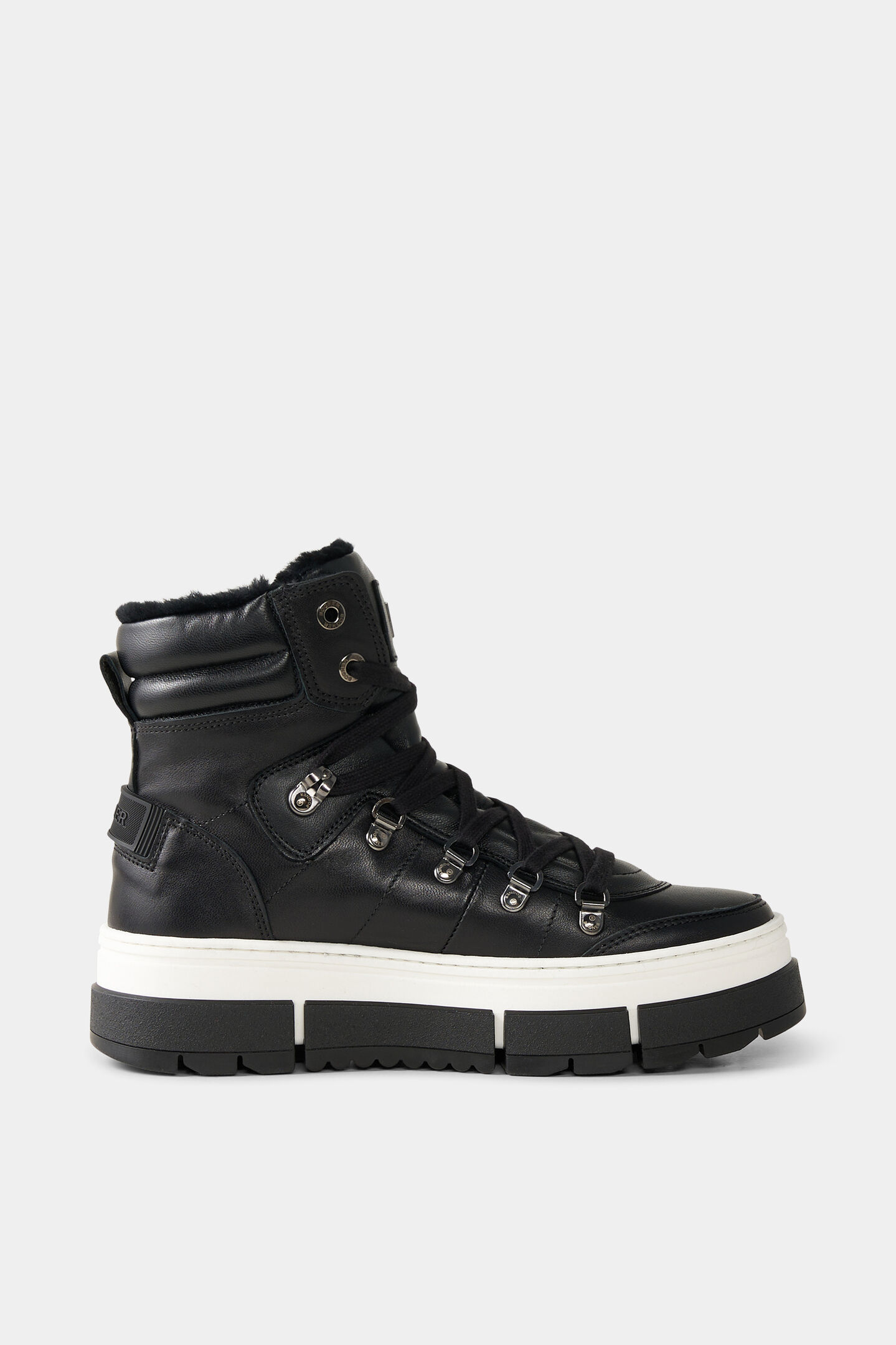 Mid boots Vaduz with spikes Black