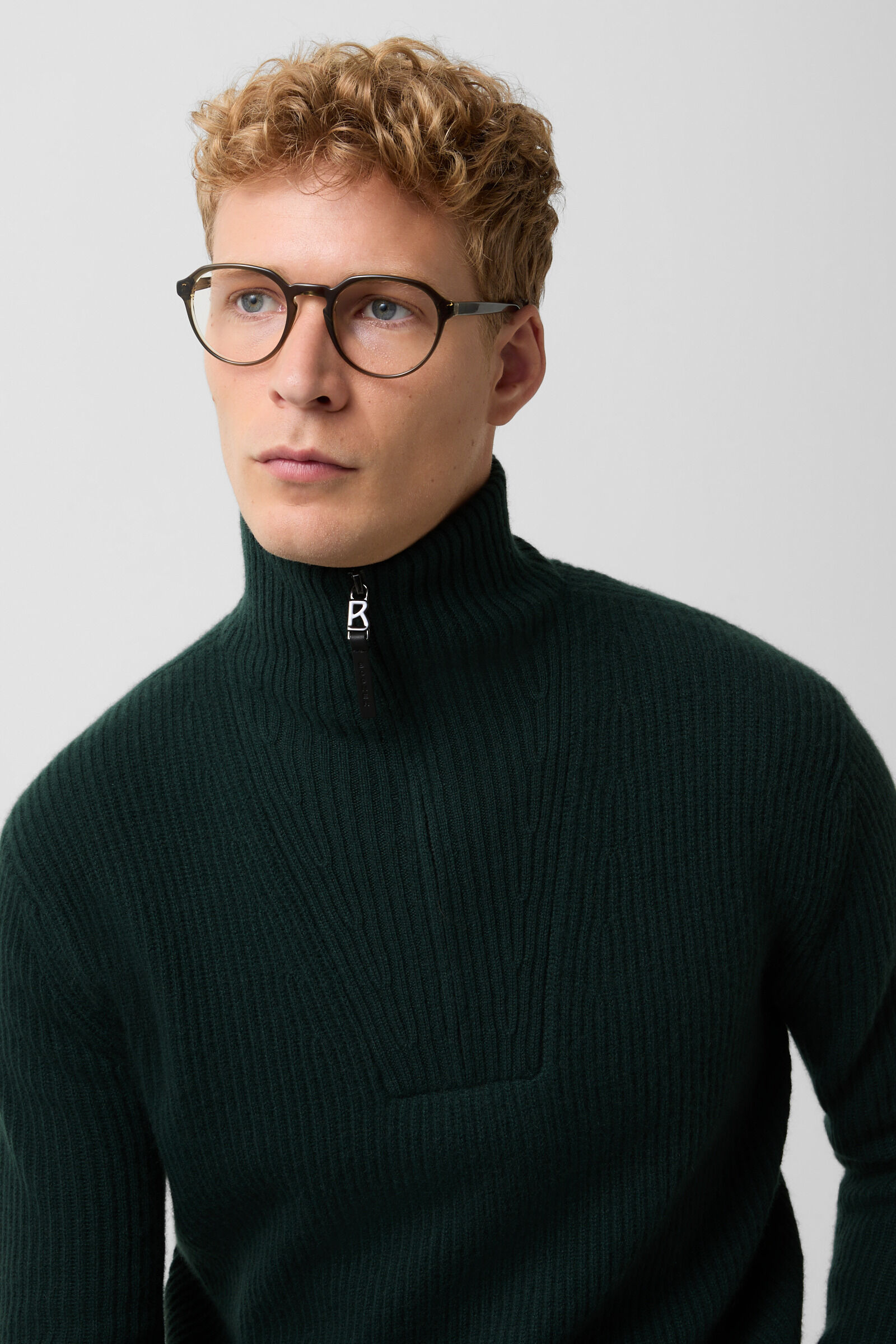 Balvin cashmere troyer Dark green