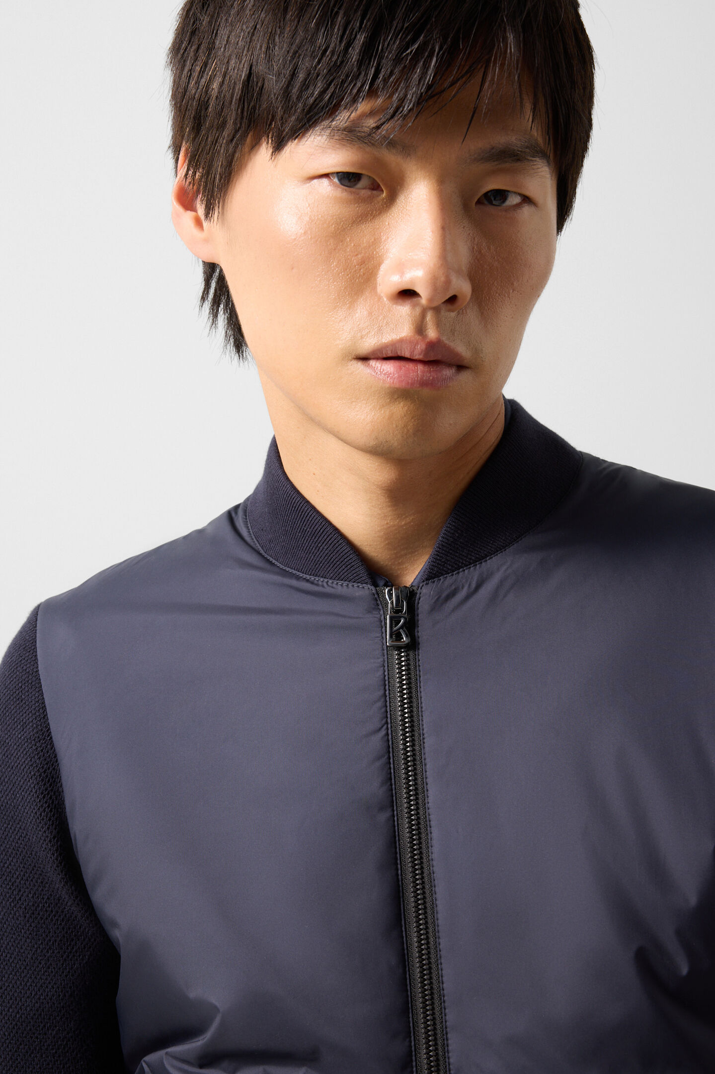 Hybrid-Strickjacke Zisco Navy-Blau