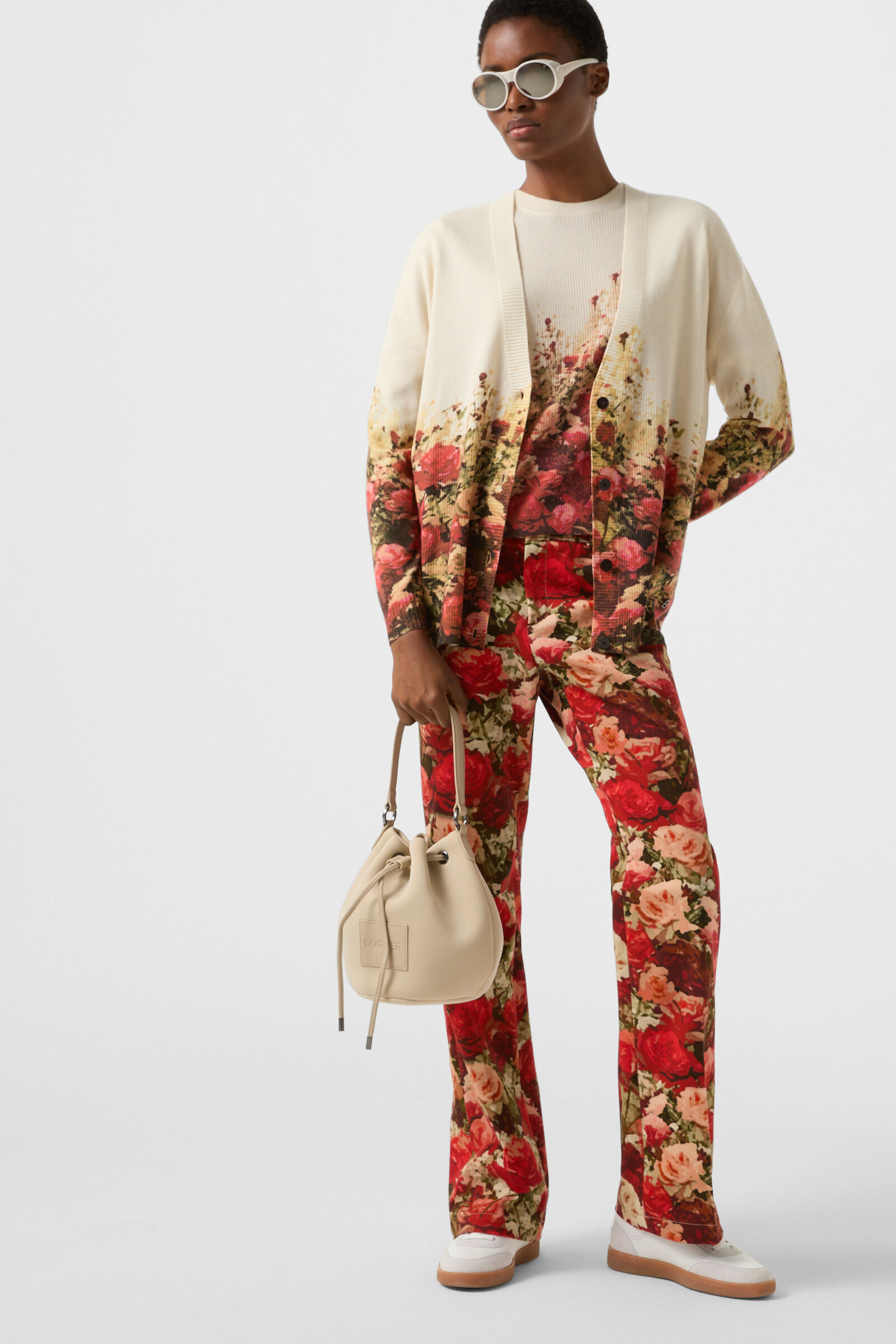 Strick-Shirt Helly Sand/Rot