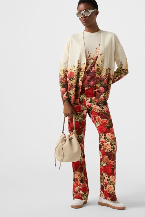 Knitted shirt Helly Sand/red