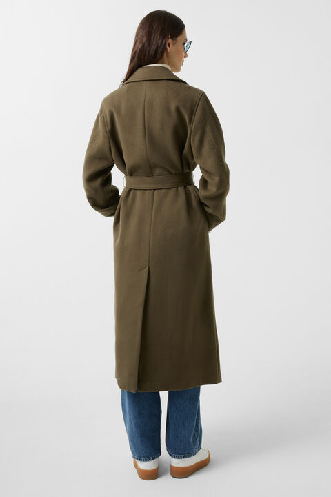 Viola Wool coat Olive green Viola Wool coat Olive green
