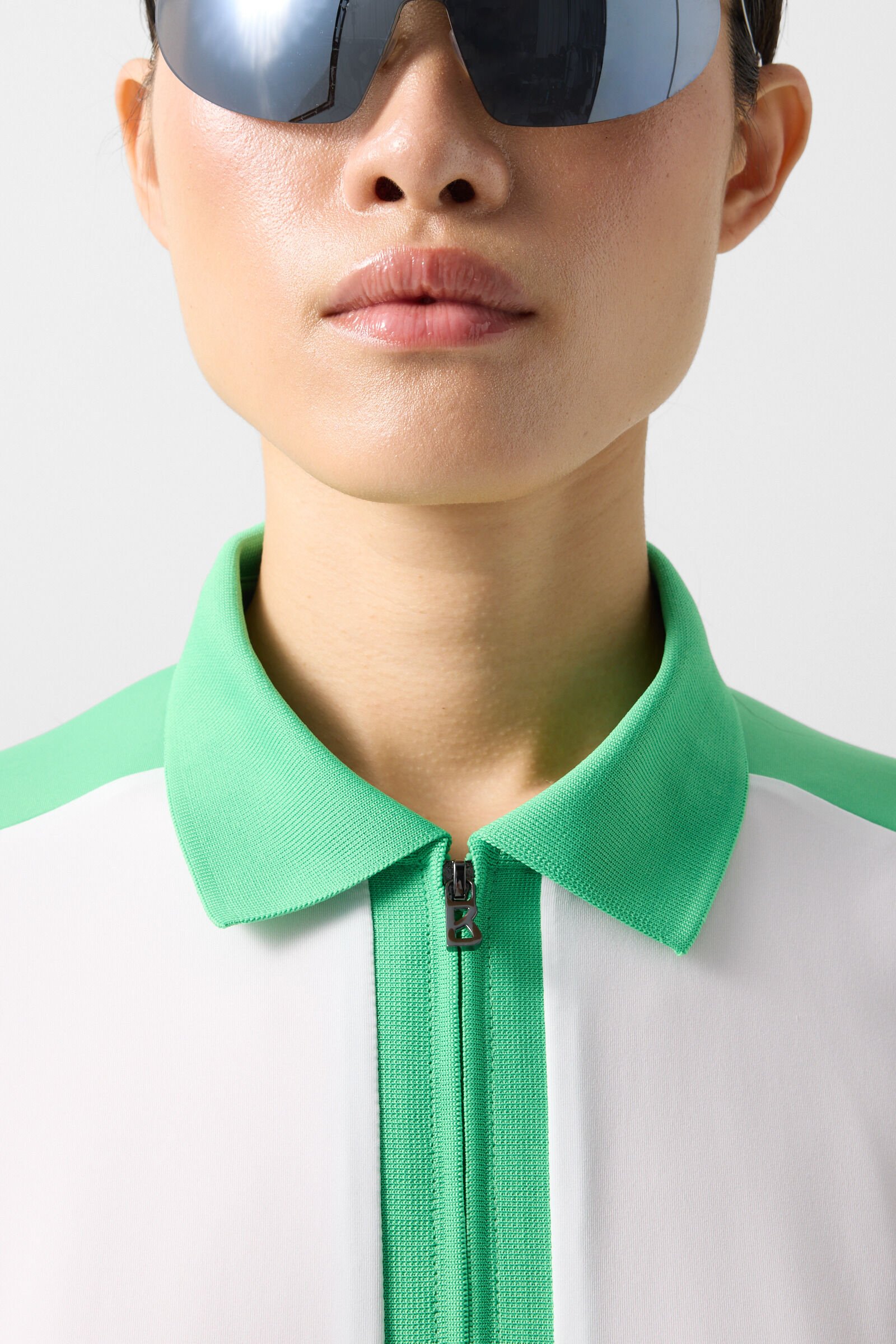 Arabell functional short-sleeved top White/green