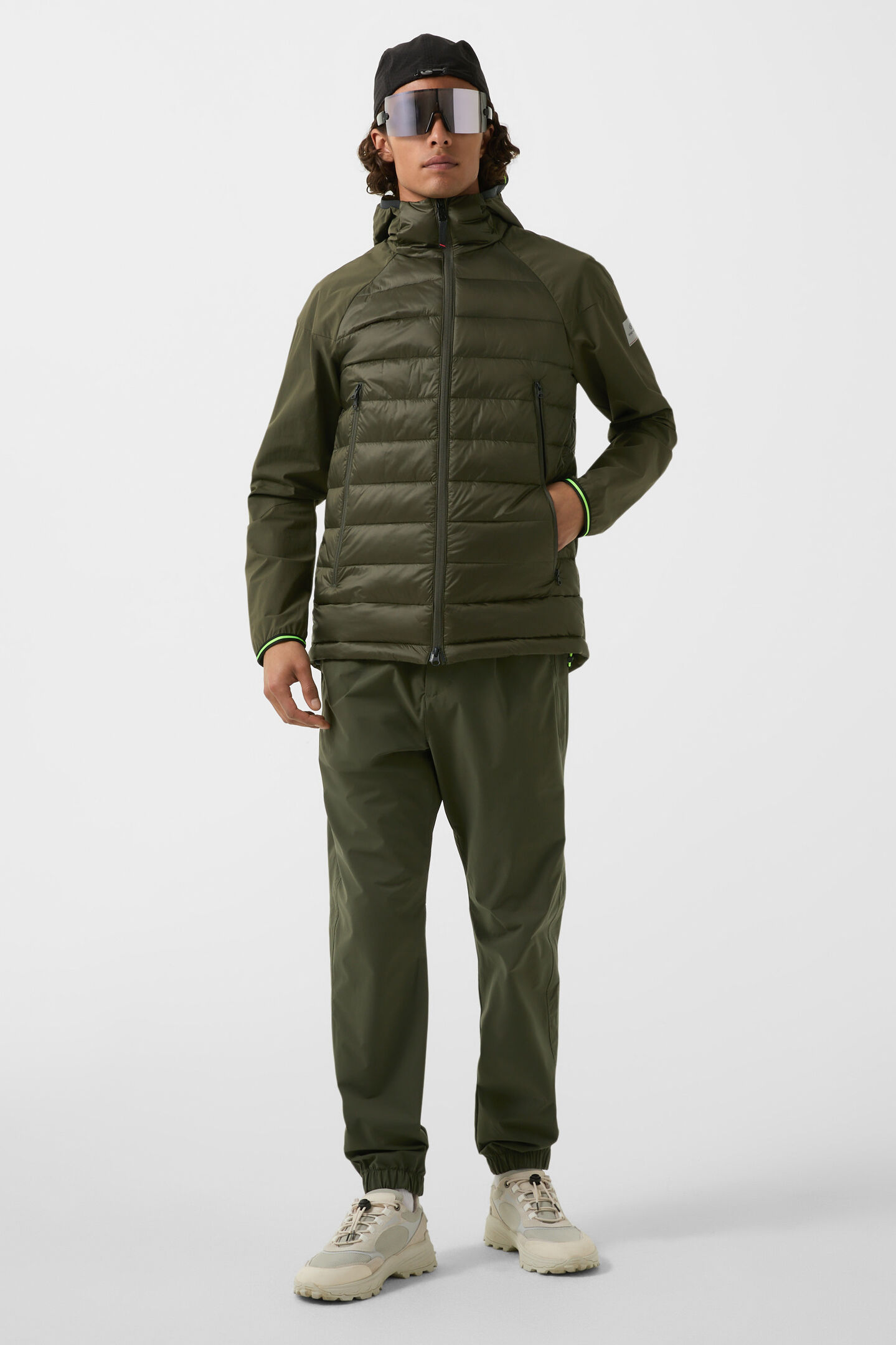 Hybrid-Steppjacke Kegan Khaki