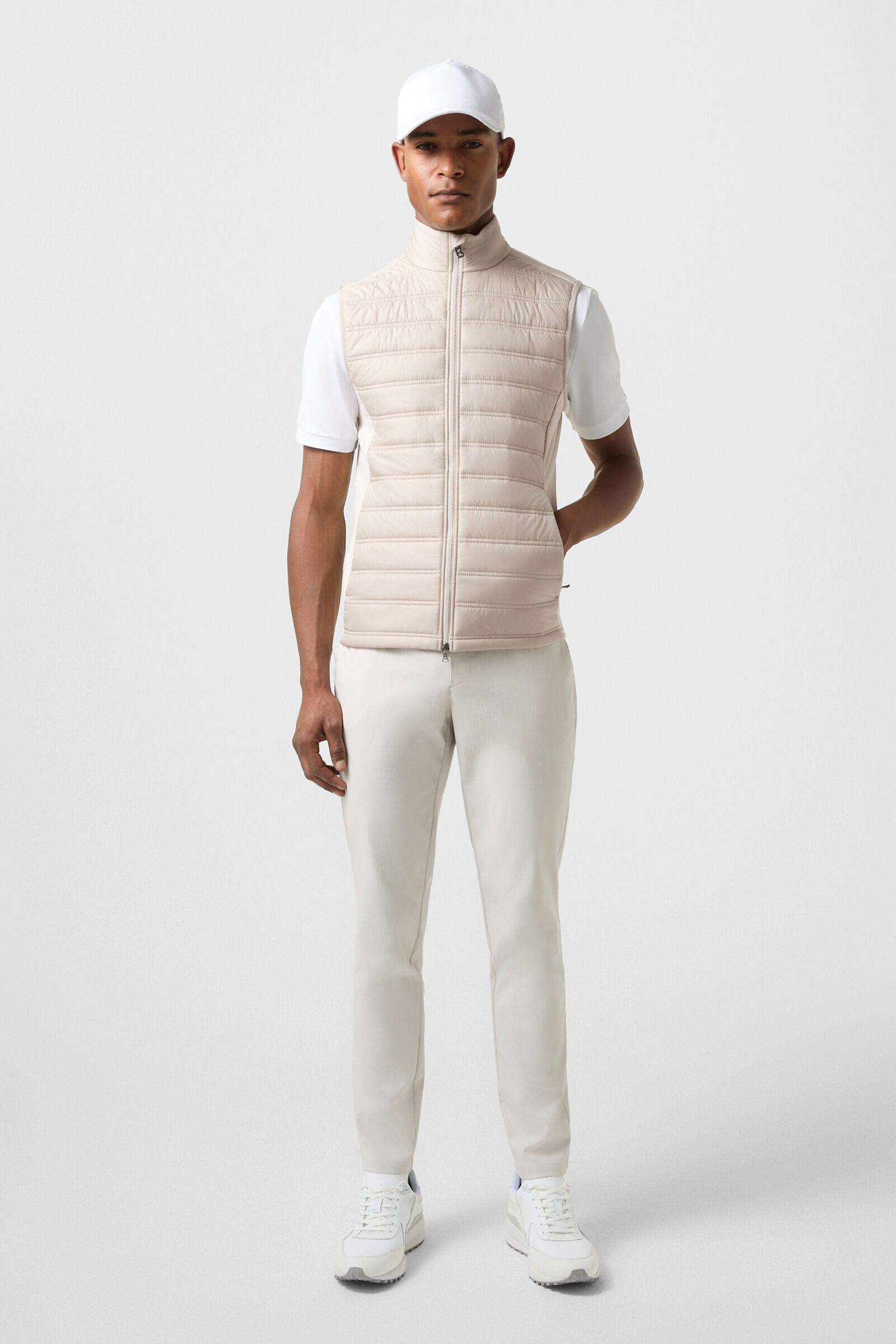 Frido hybrid waistcoat Sand