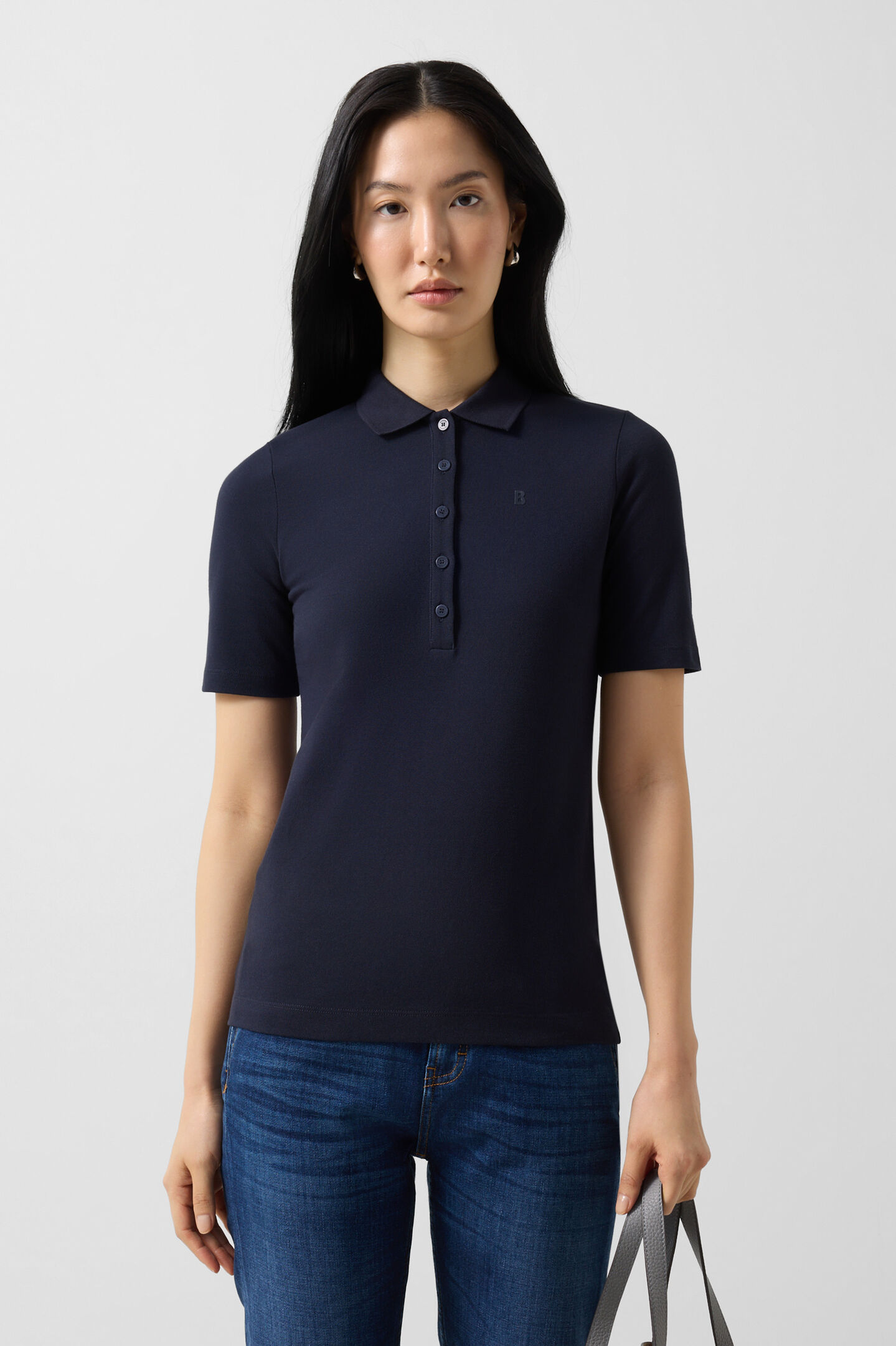 Polo-Shirt Malika Navy-Blau