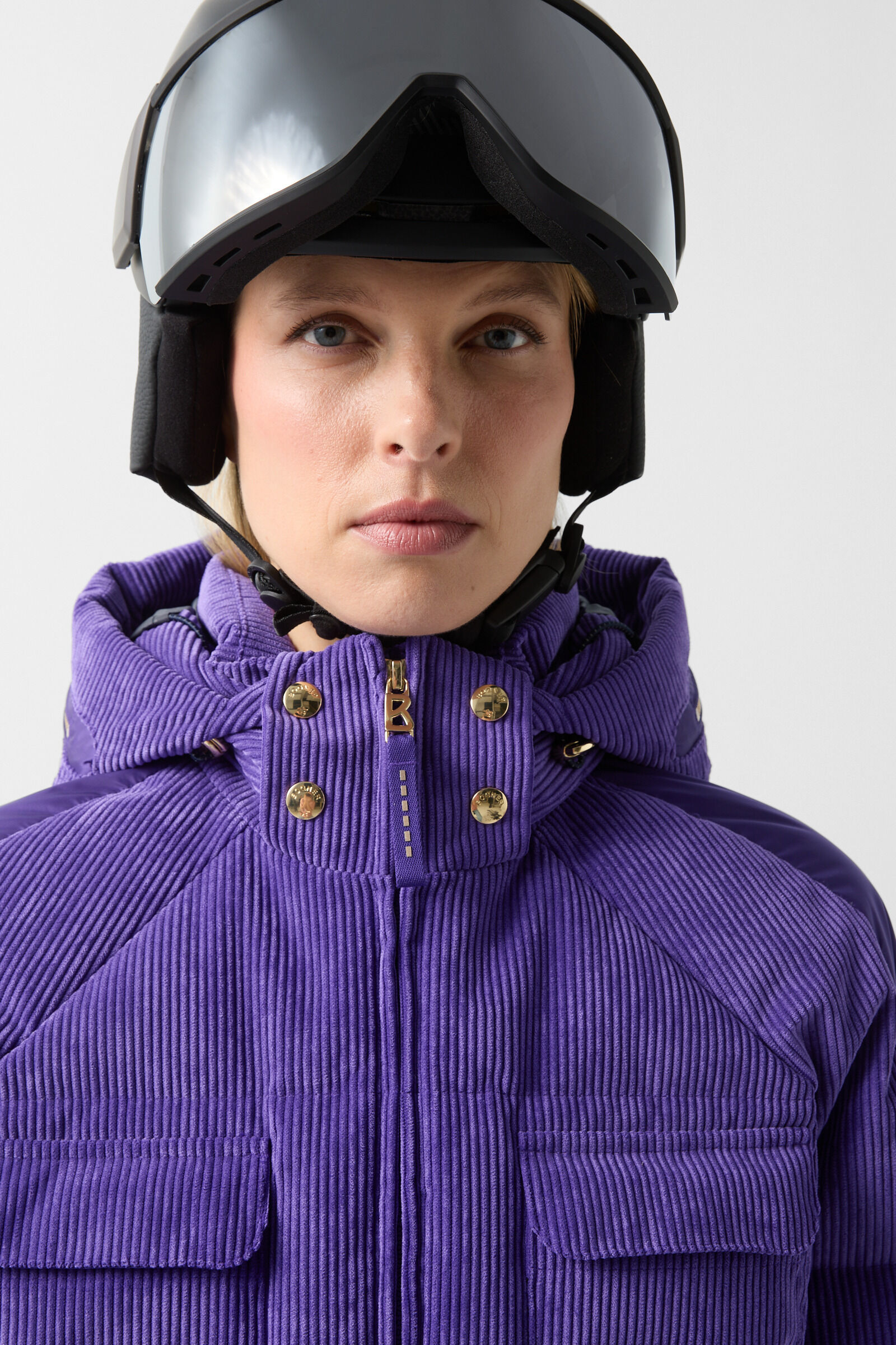 Marli corduroy ski jacket Violet