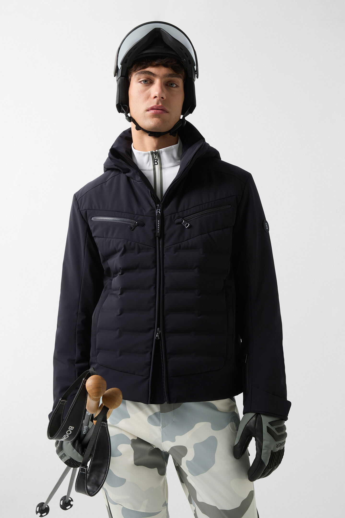 Feliks down ski jacket Black