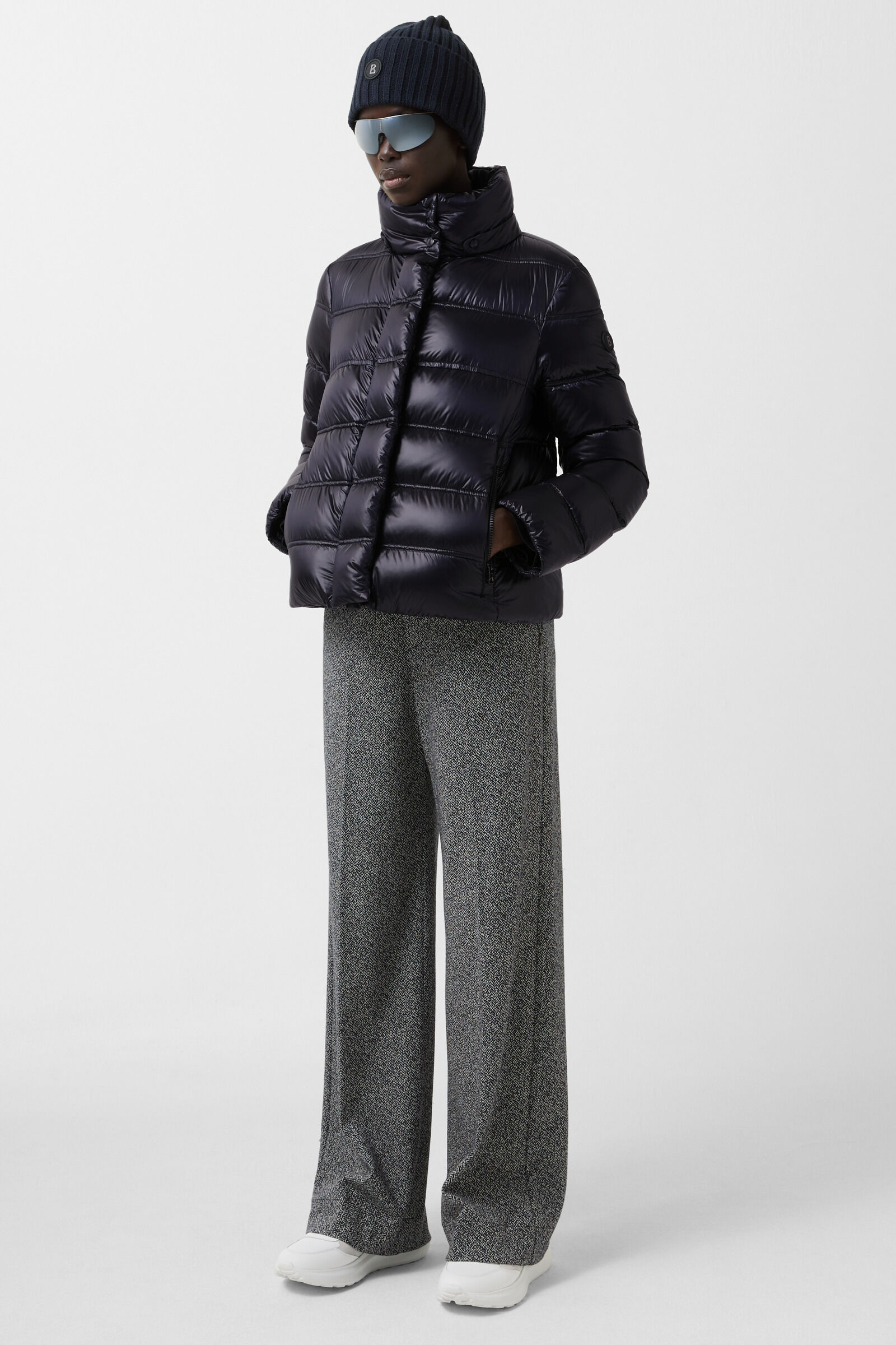 Leslie down jacket Navy blue