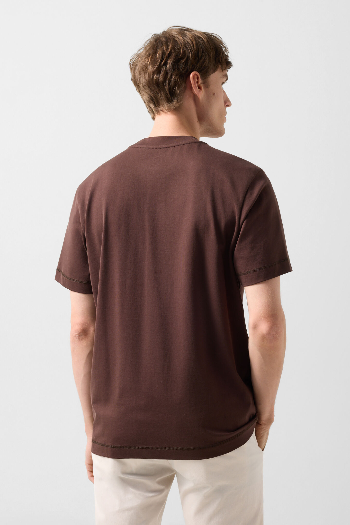 T-shirt Lukas Dark brown
