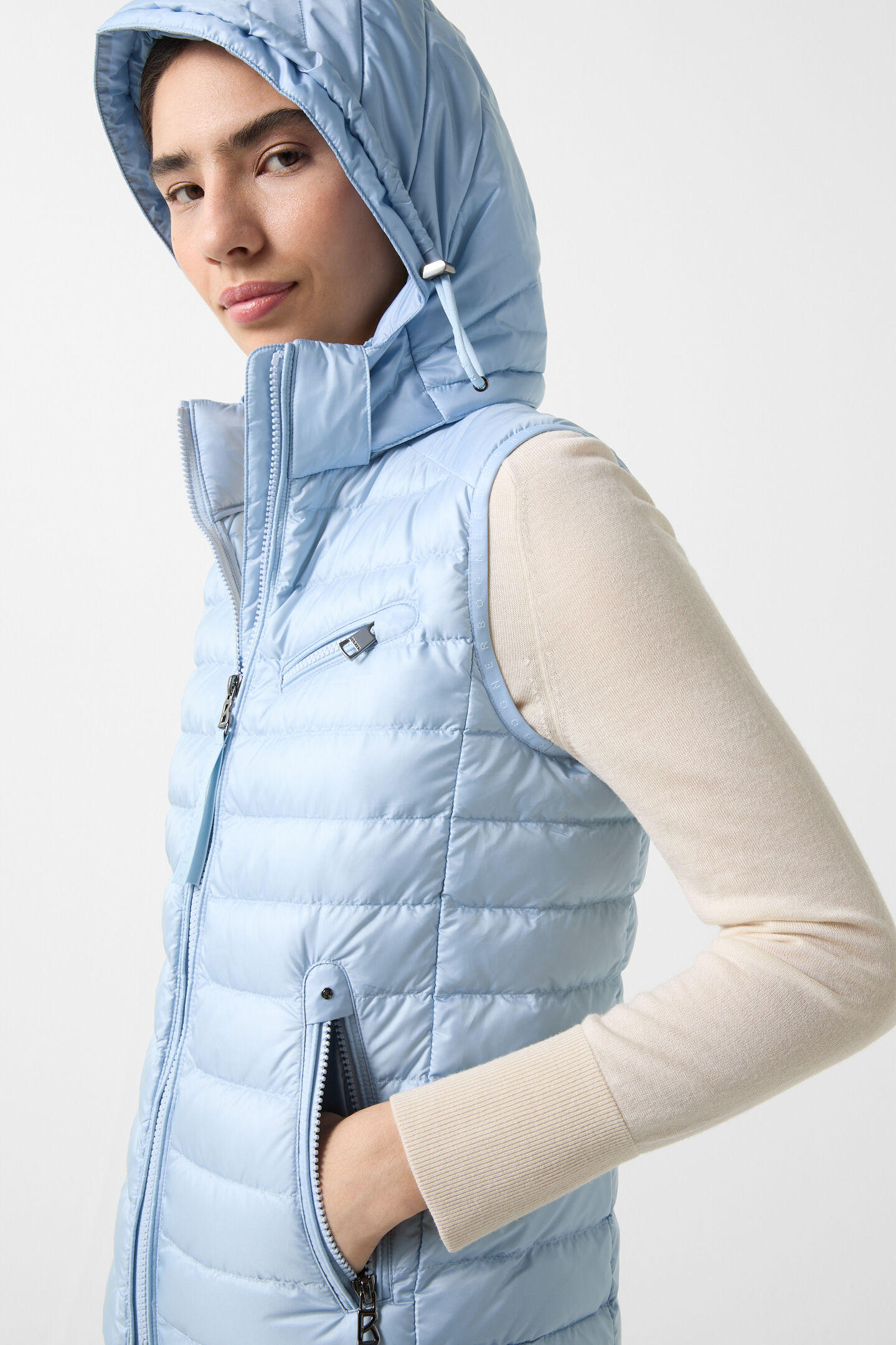 Florisa Lightweight down gilet Light blue