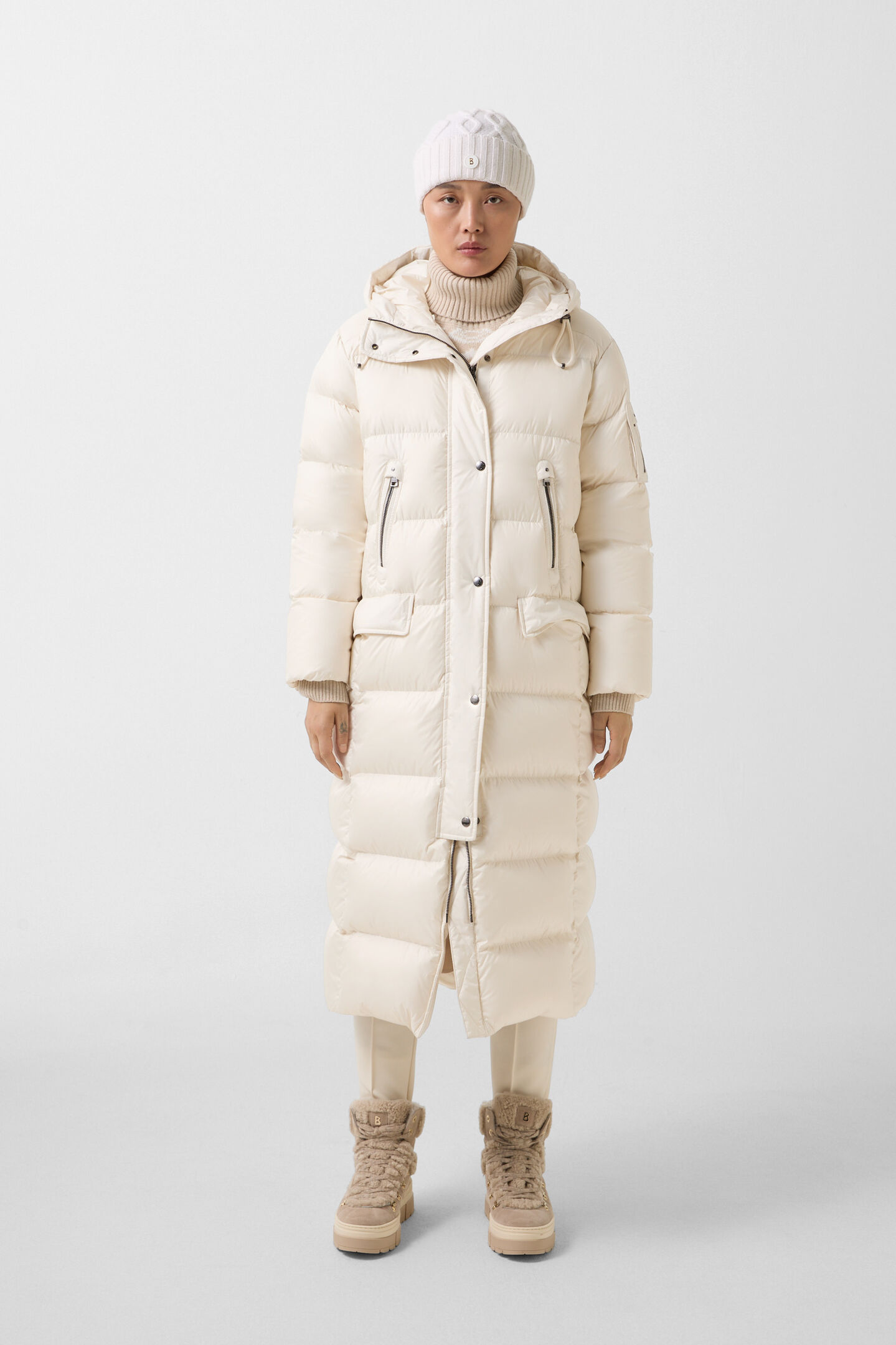 Daunenmantel Jonna Creme