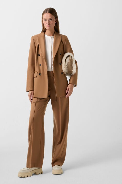 Gerrit satin blouse Cream