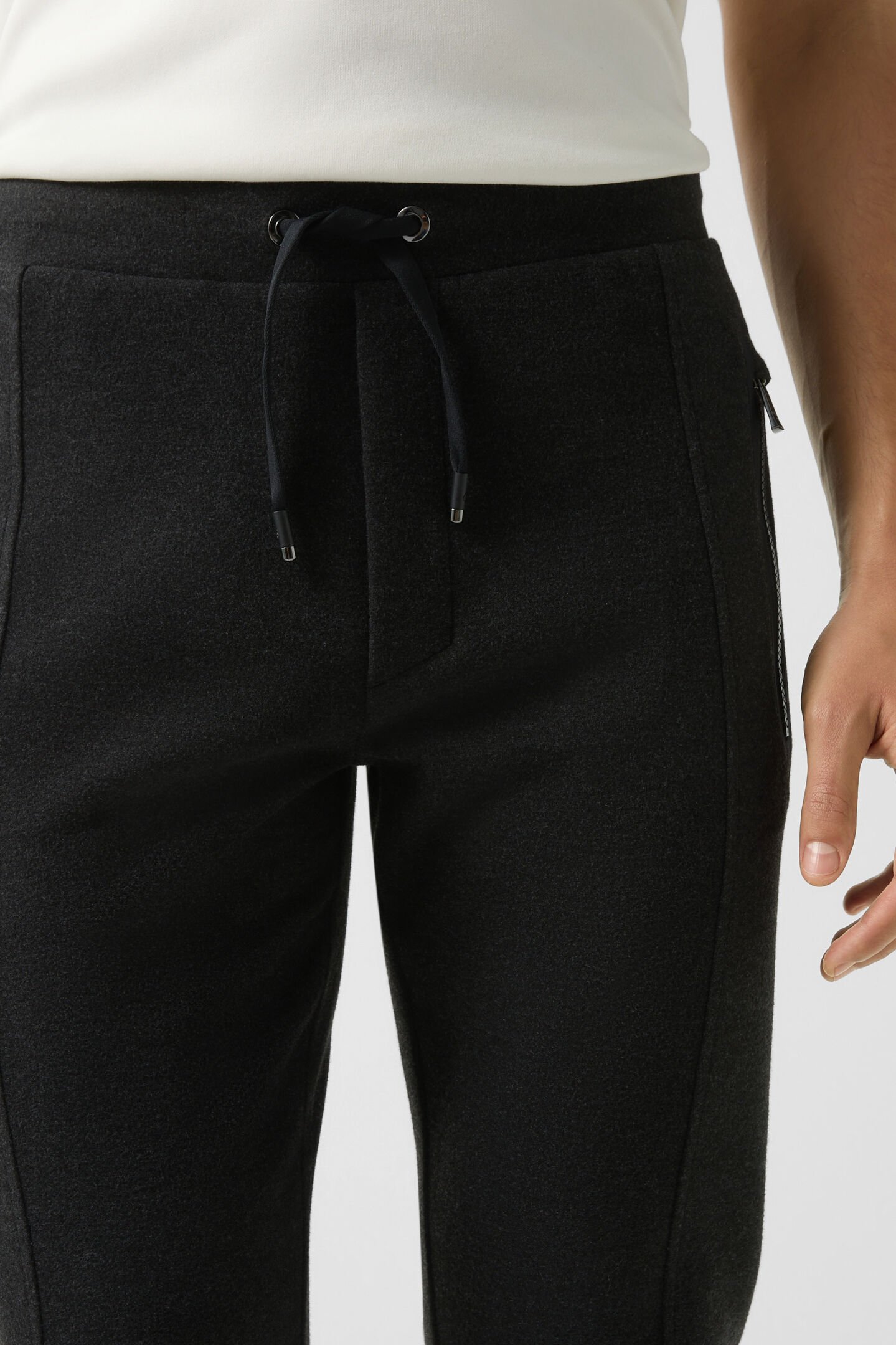 Bono flannel jogging trousers Anthracite