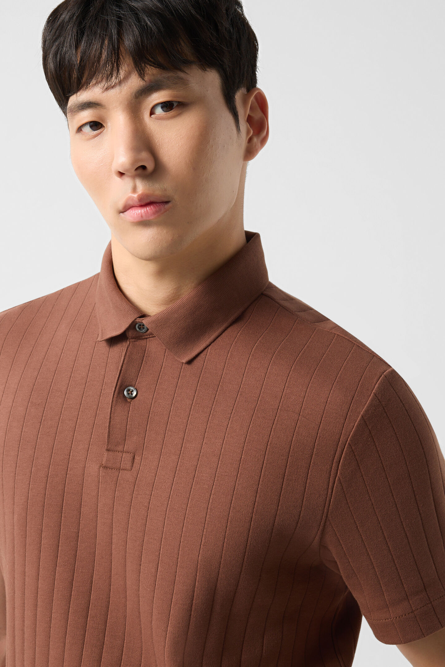 Zane polo shirt Brown