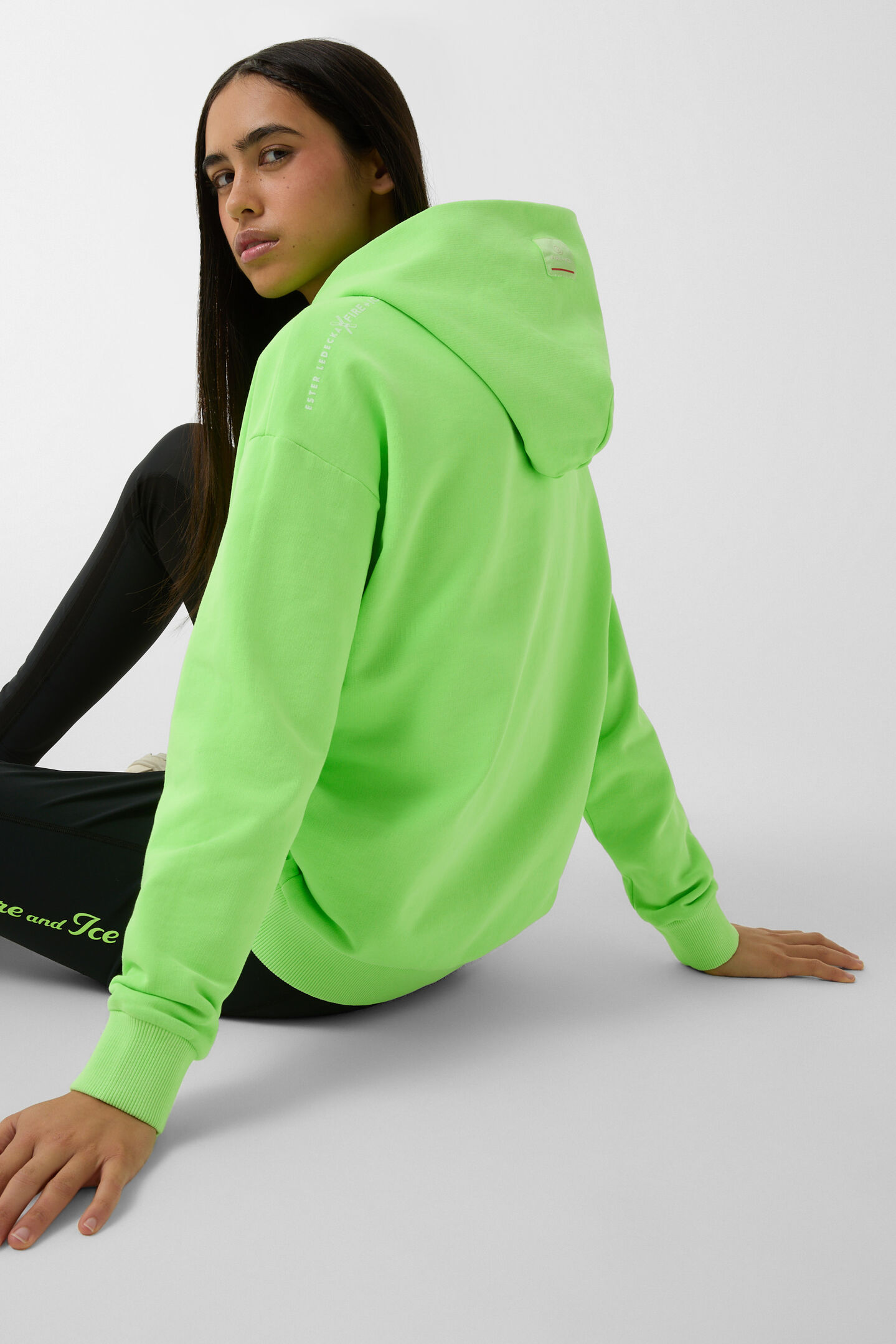 Hoodie Sibel Neon green