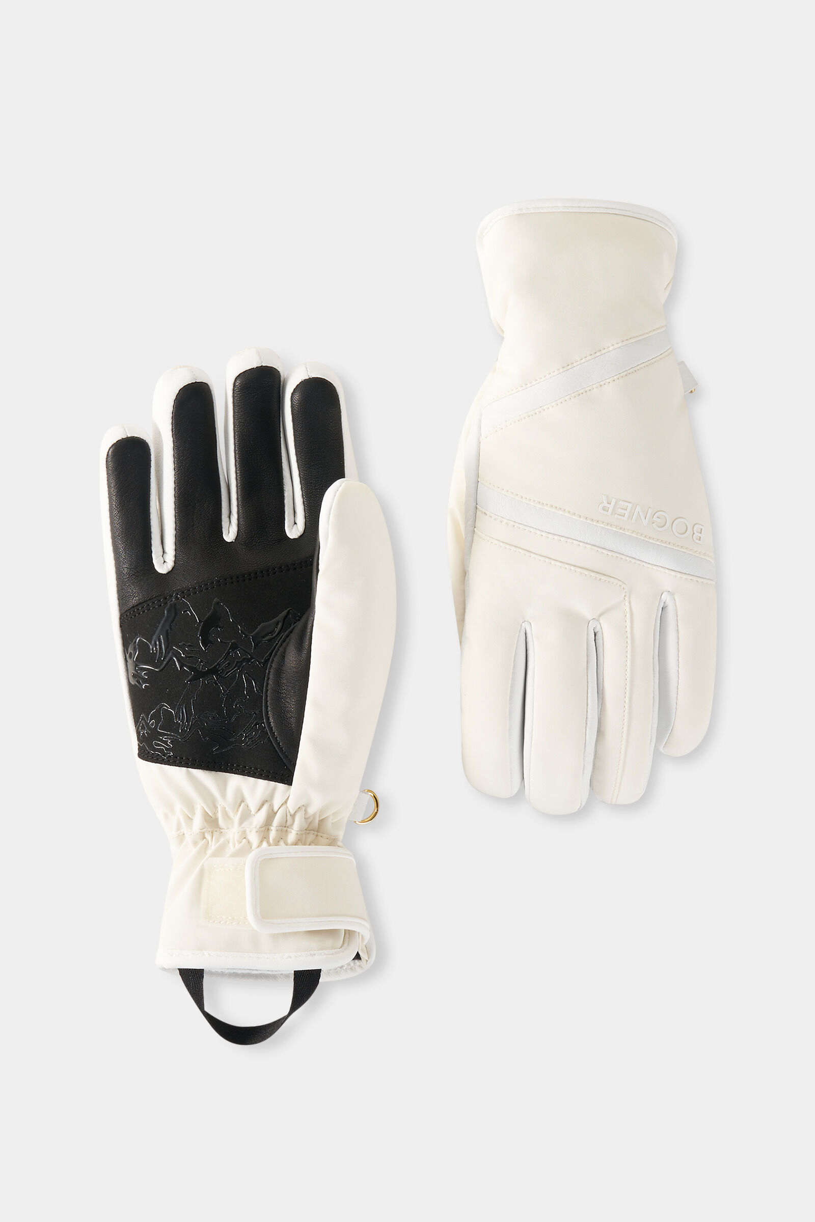 Gloves Hilla Off-white/black