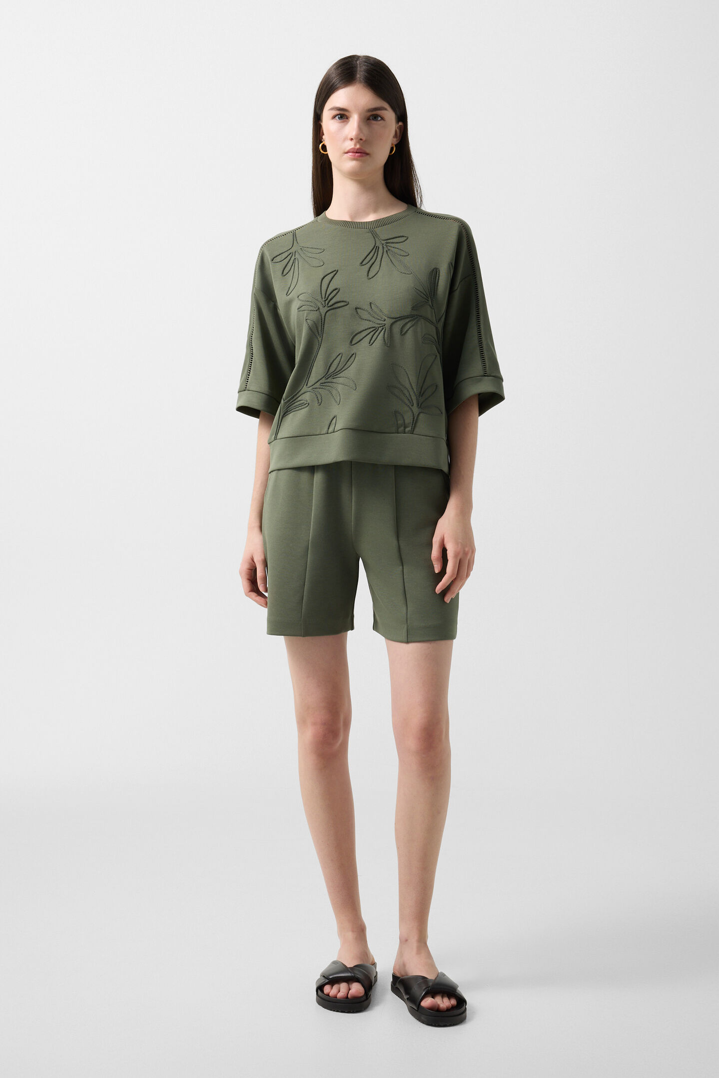 Rabea sweatshirt Olive green