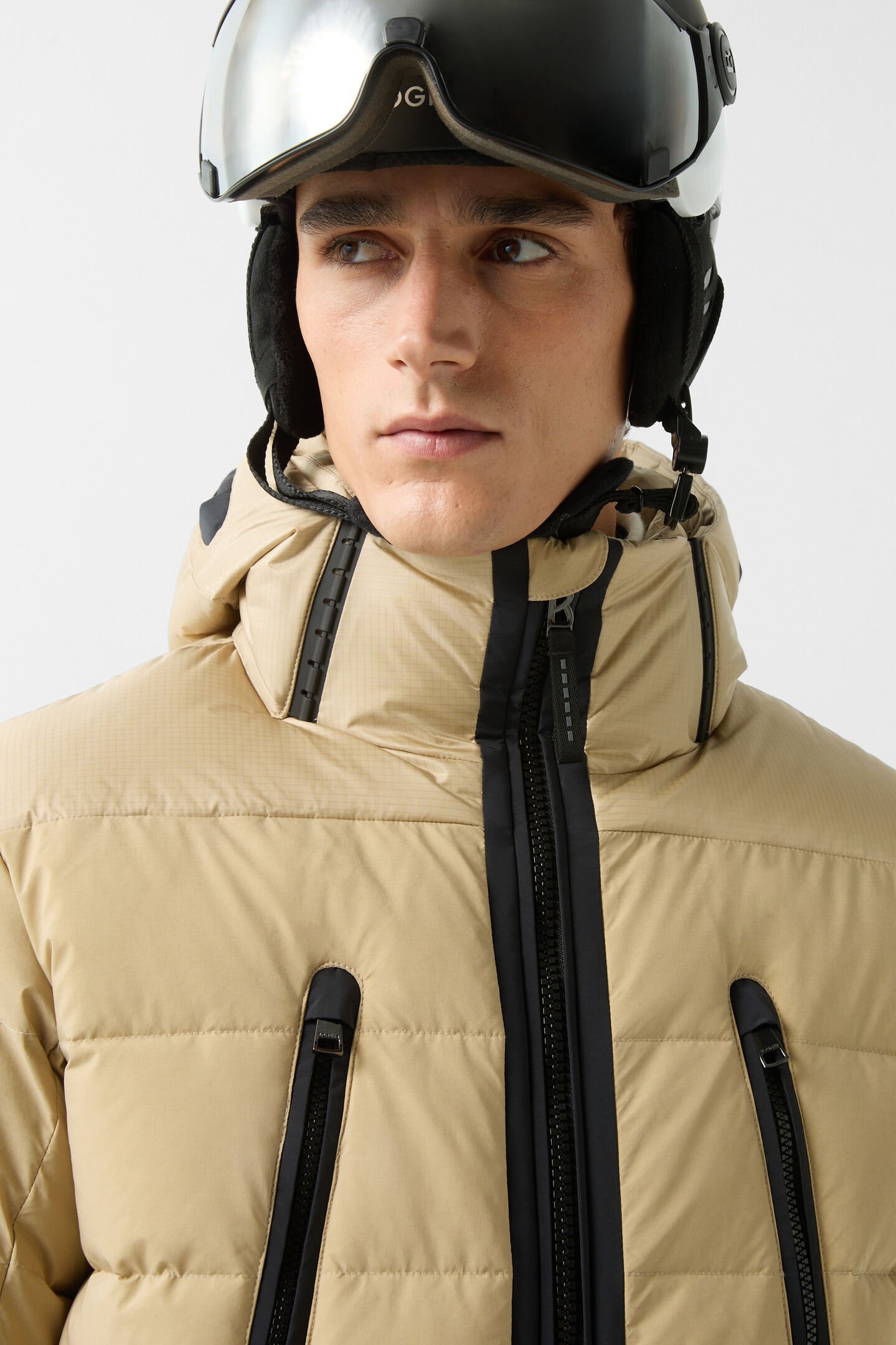 Blaine gewatteerde jas Beige