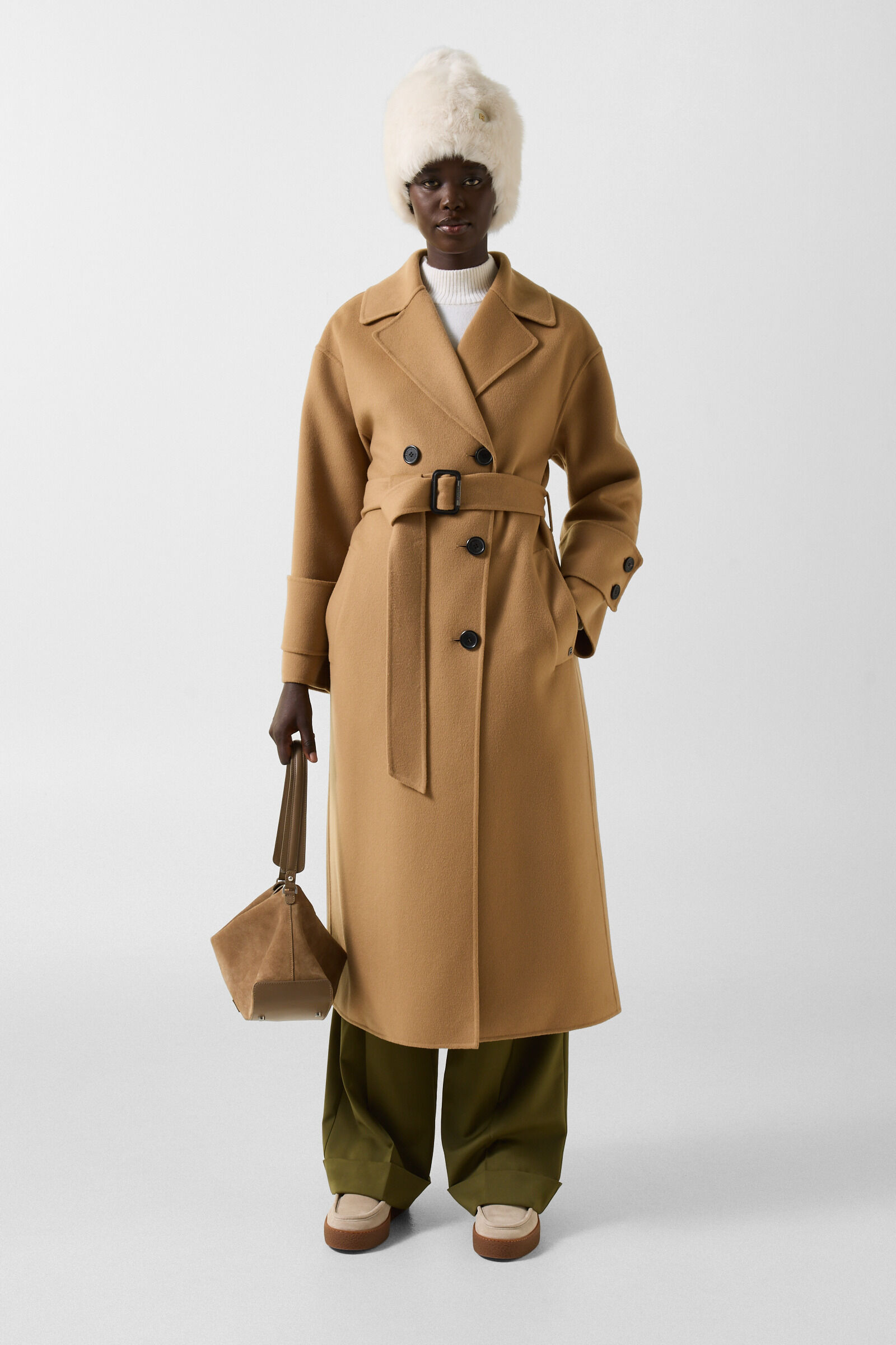 Doubleface Mantel Terese Camel