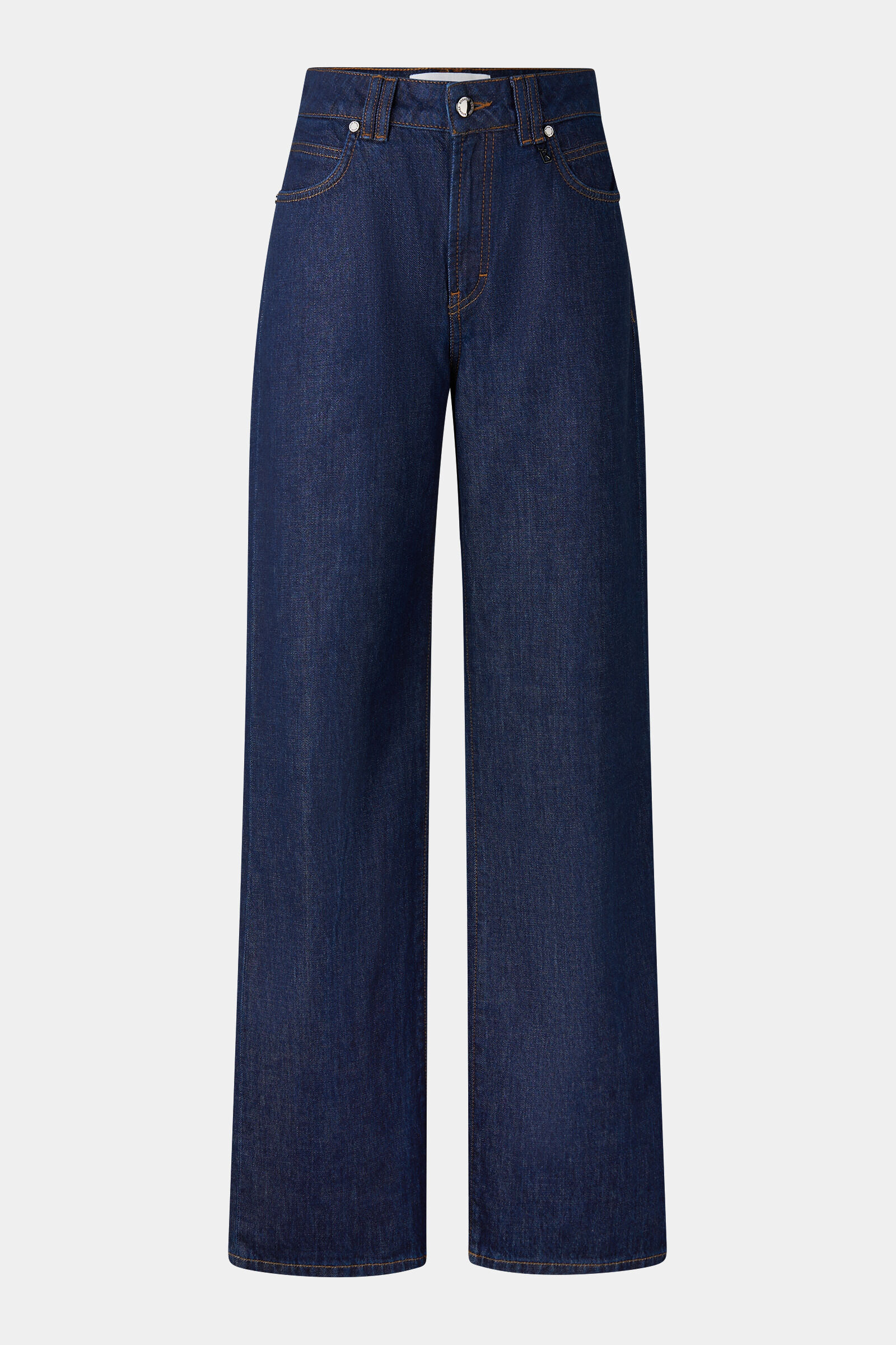 Jeans large Dyna Bleu denim fonc&eacute;