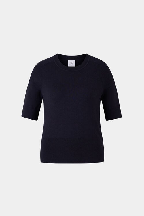 Kurzarm-Pullover Izzy Navy-Blau