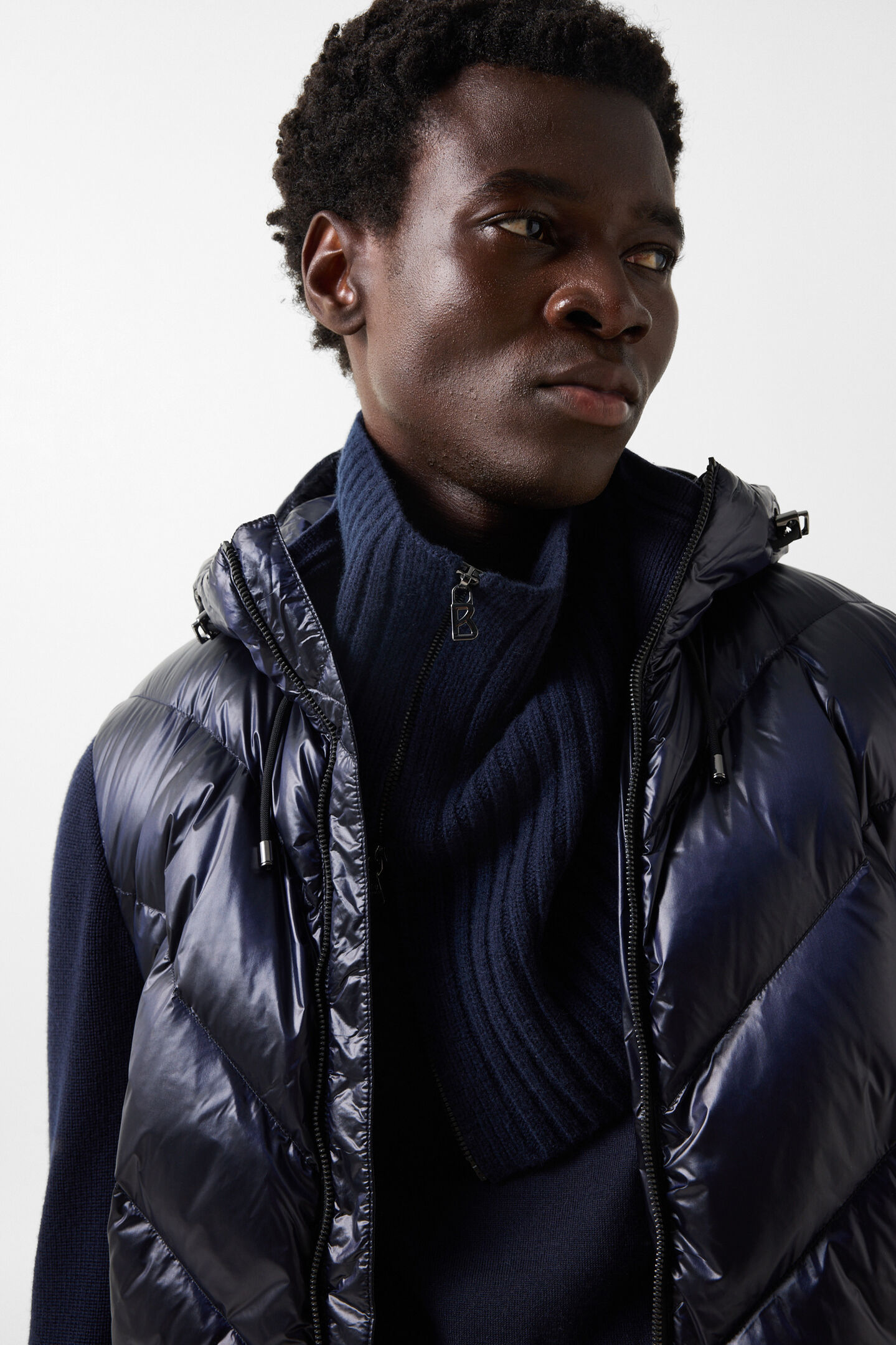 Veste en maille hybride Zisco Bleu marine
