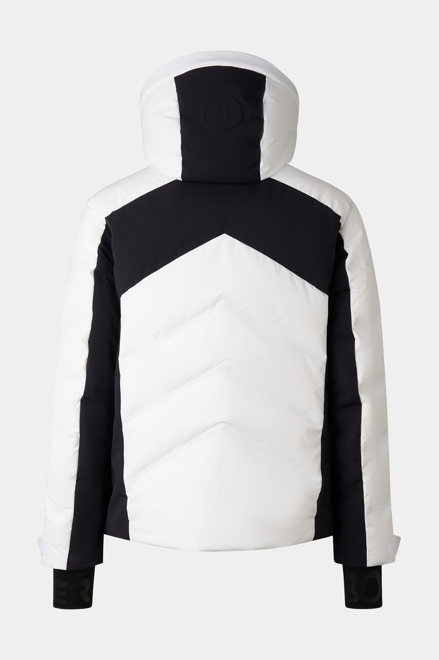 Skijacke Jervis Weiß/Schwarz