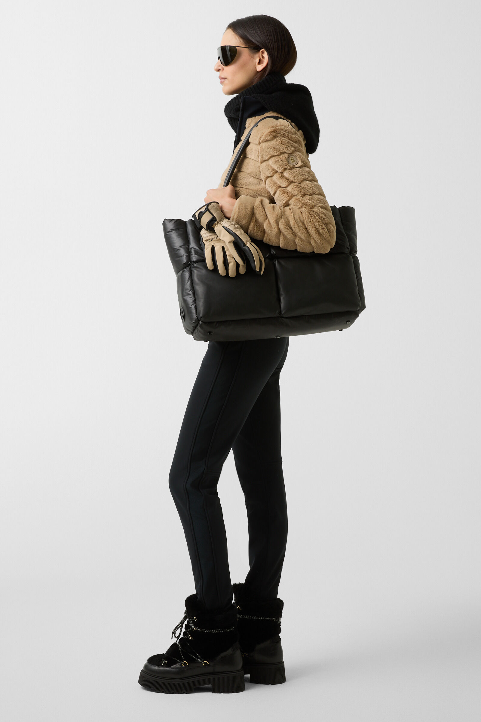 Roma softshell functional pants Black