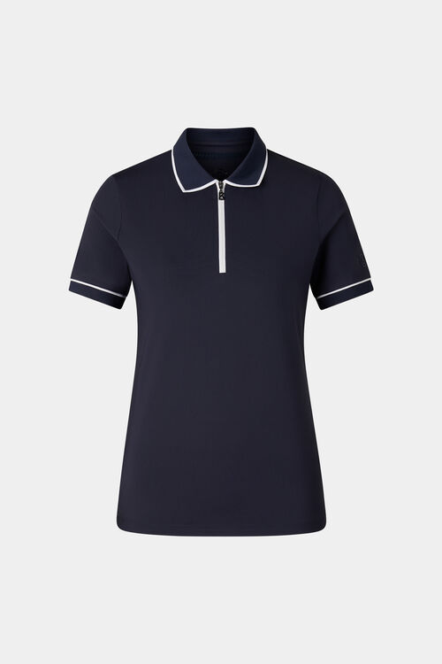 Caren functional short-sleeved top Navy blue