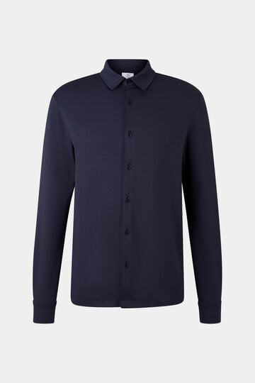Jersey-Hemd Franz Navy-Blau Jersey-Hemd Franz Navy-Blau