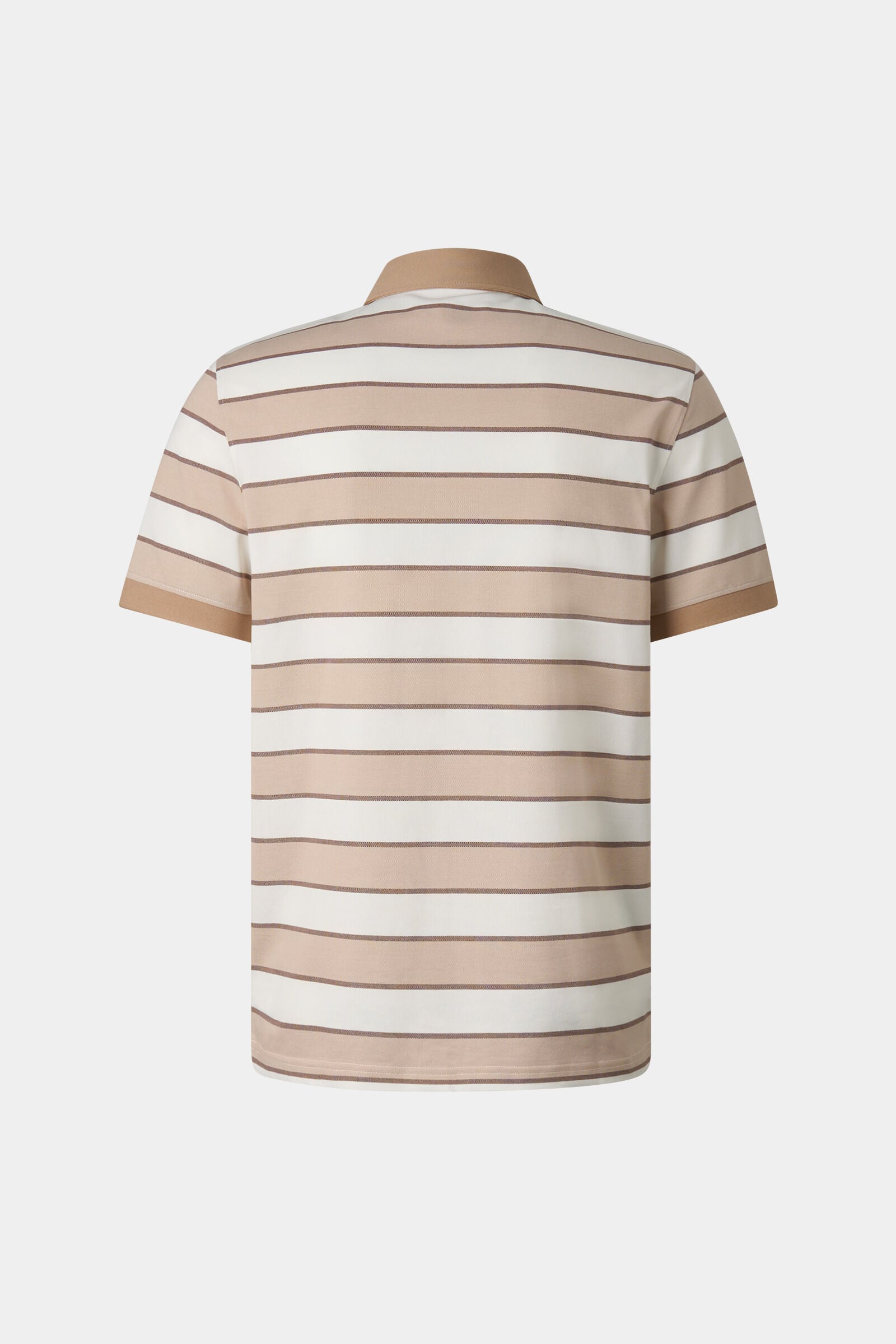 Piqu&eacute;-Polo-Shirt Timo Beige/Off-White
