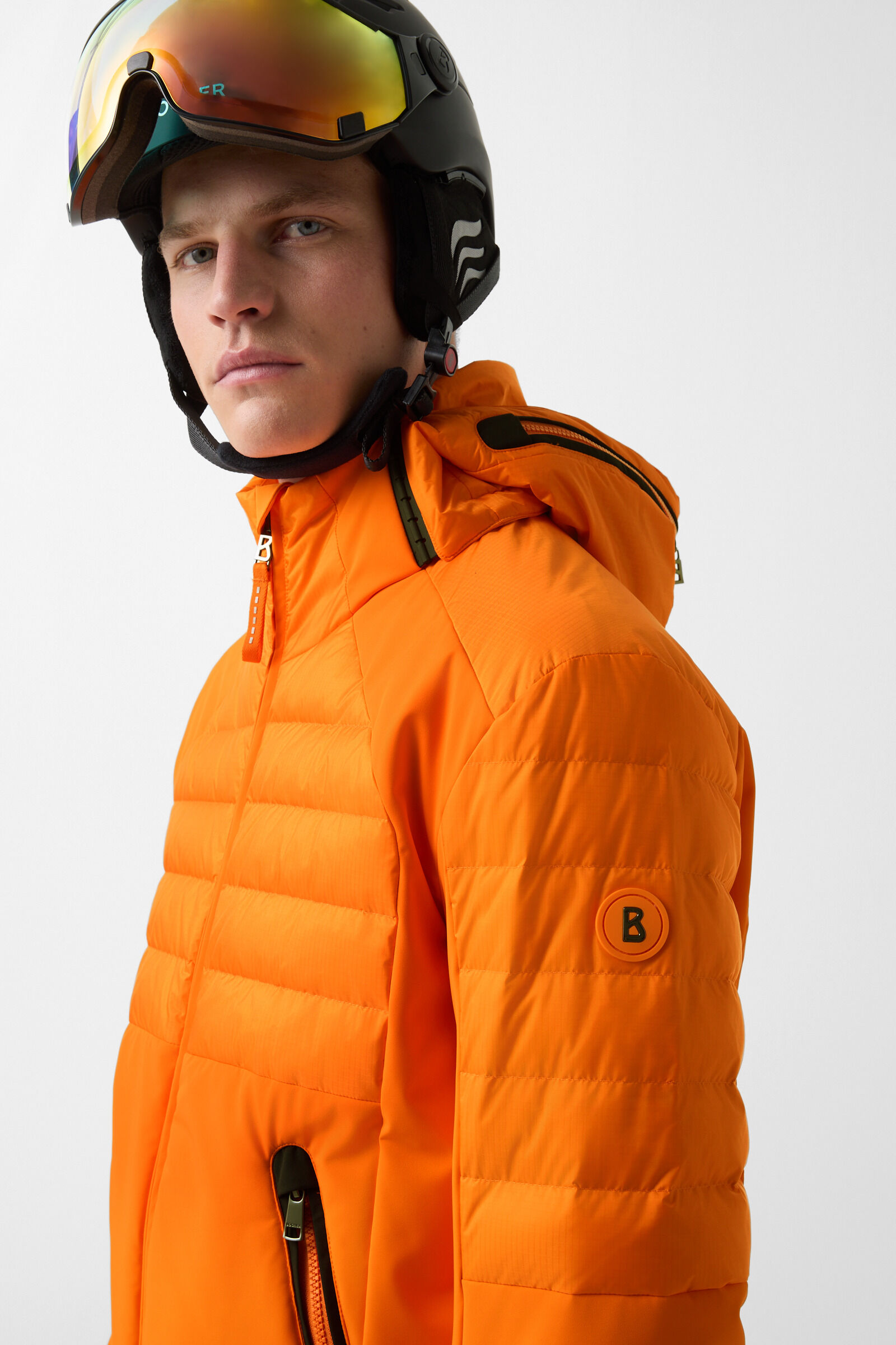 Henik down ski jacket Orange