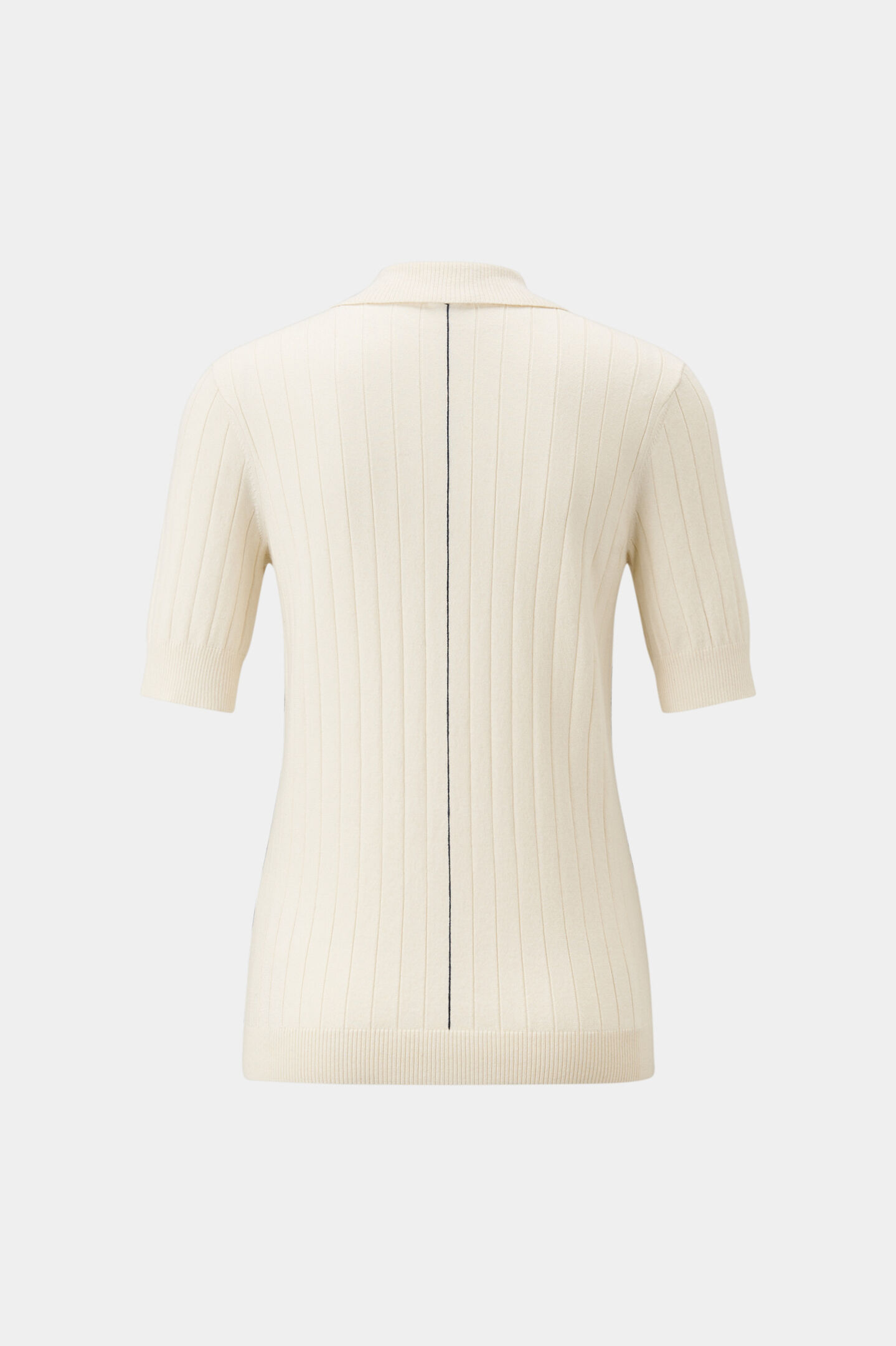 Knitted polo shirt June Off-White