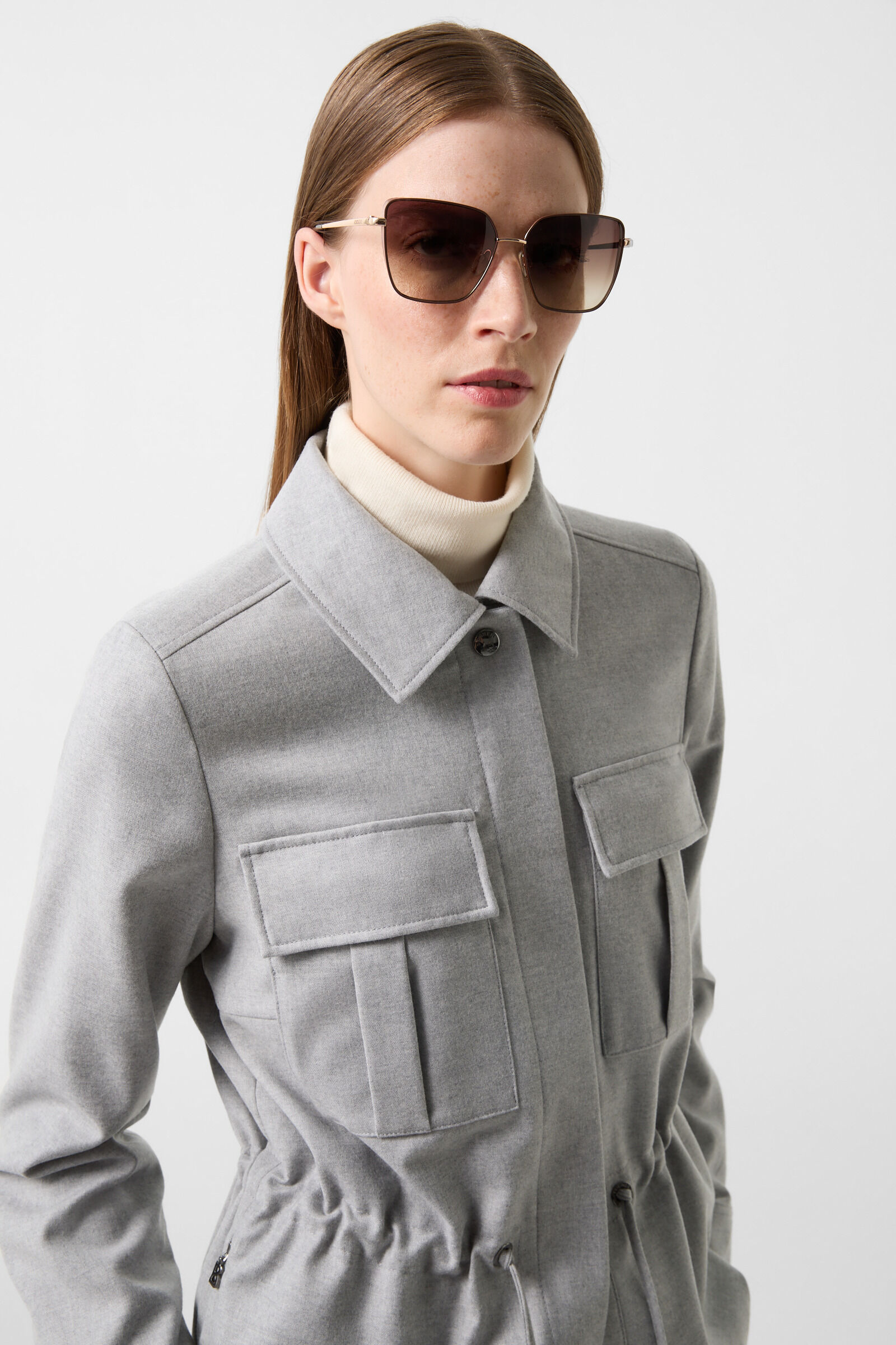 Sunglasses Are Brown/rose gold