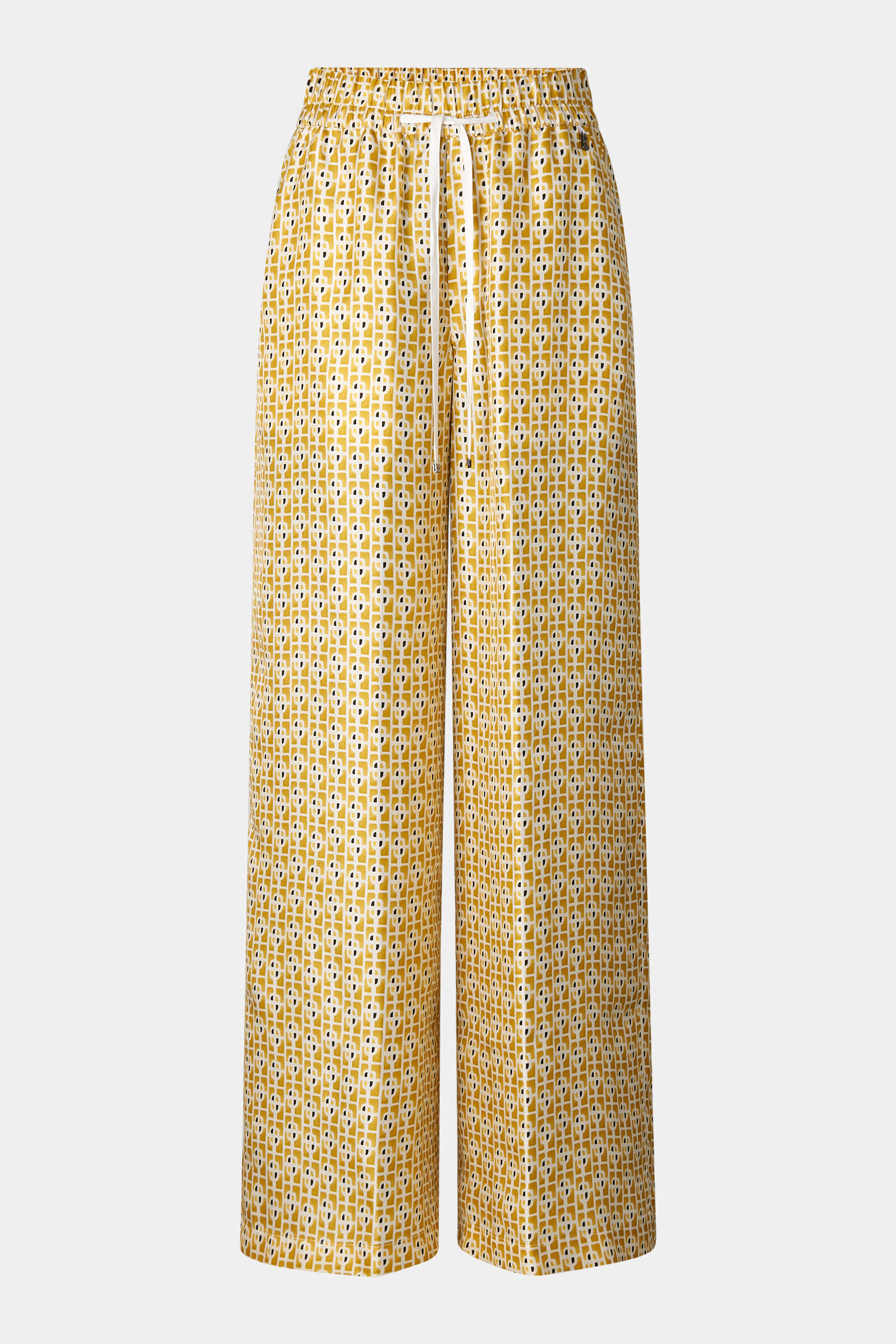Emmy silk trousers Yellow/cream