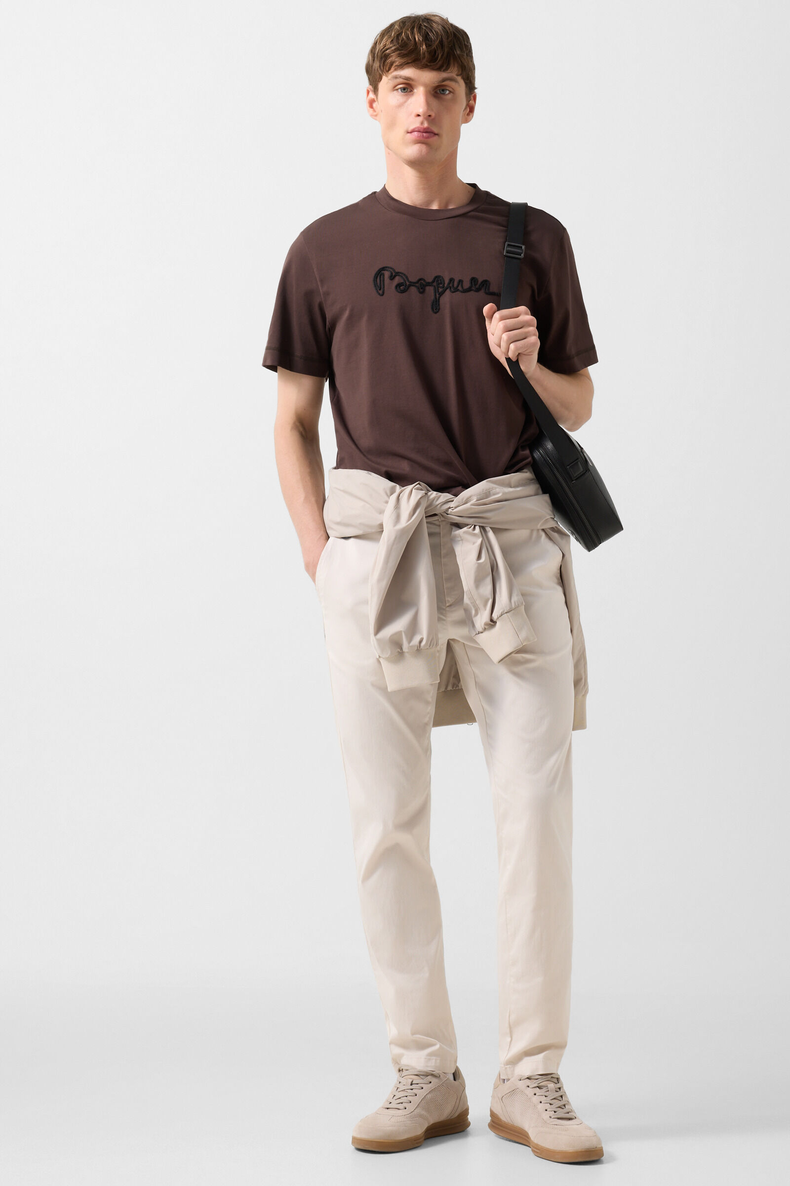 T-shirt Lukas Dark brown