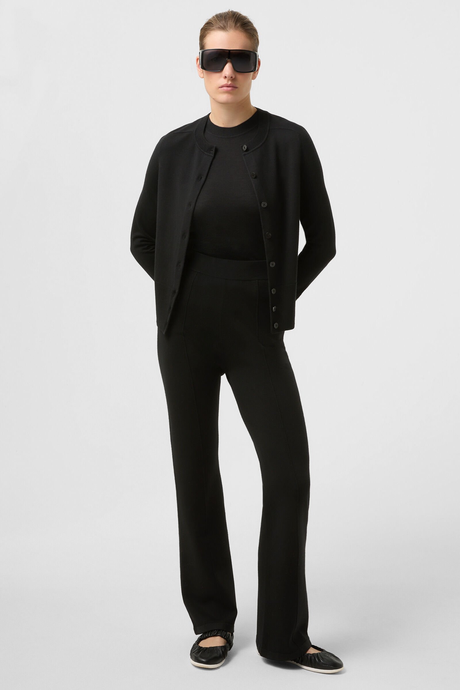 Ilma knit jacket Black