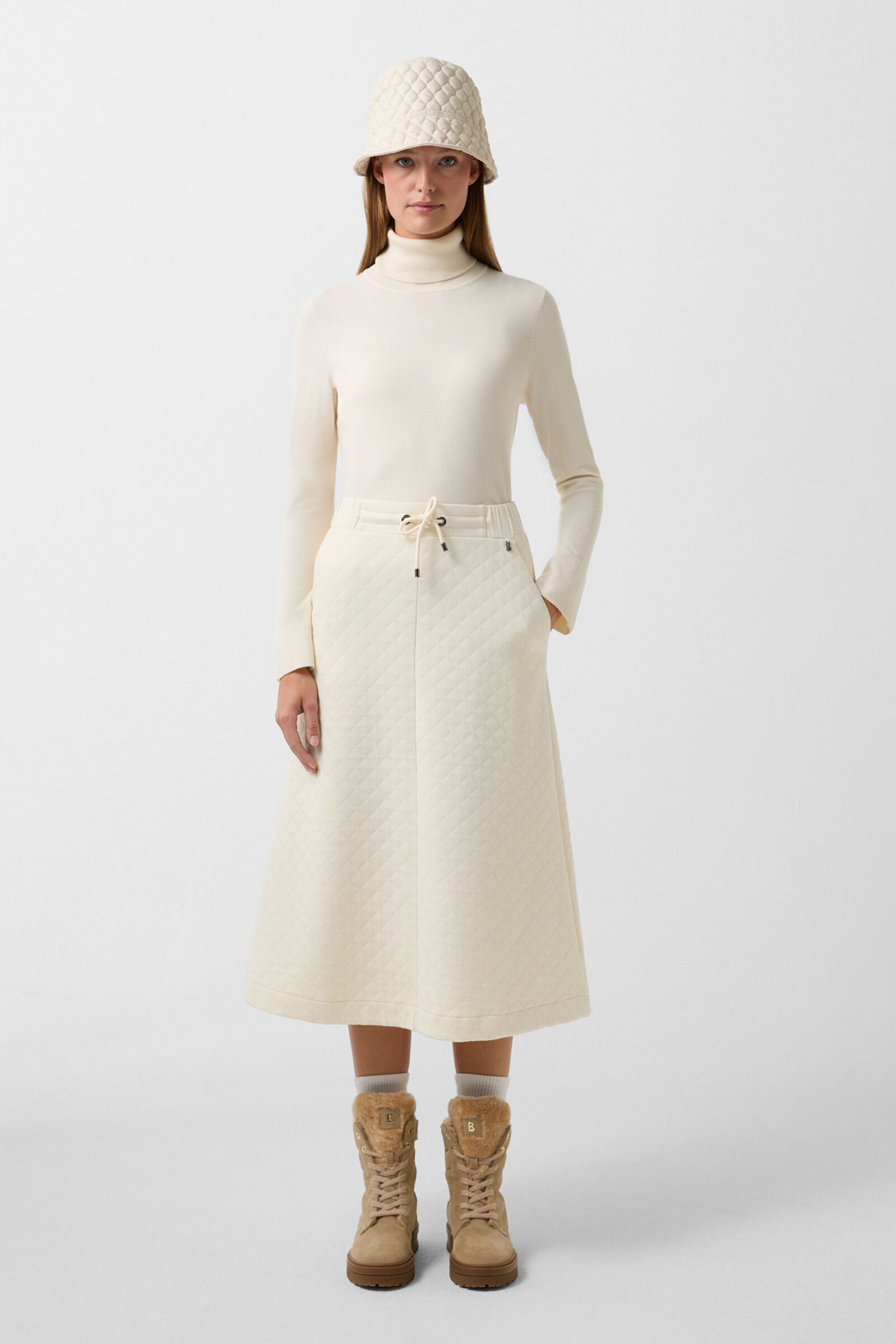 Mascha sweat skirt Cream