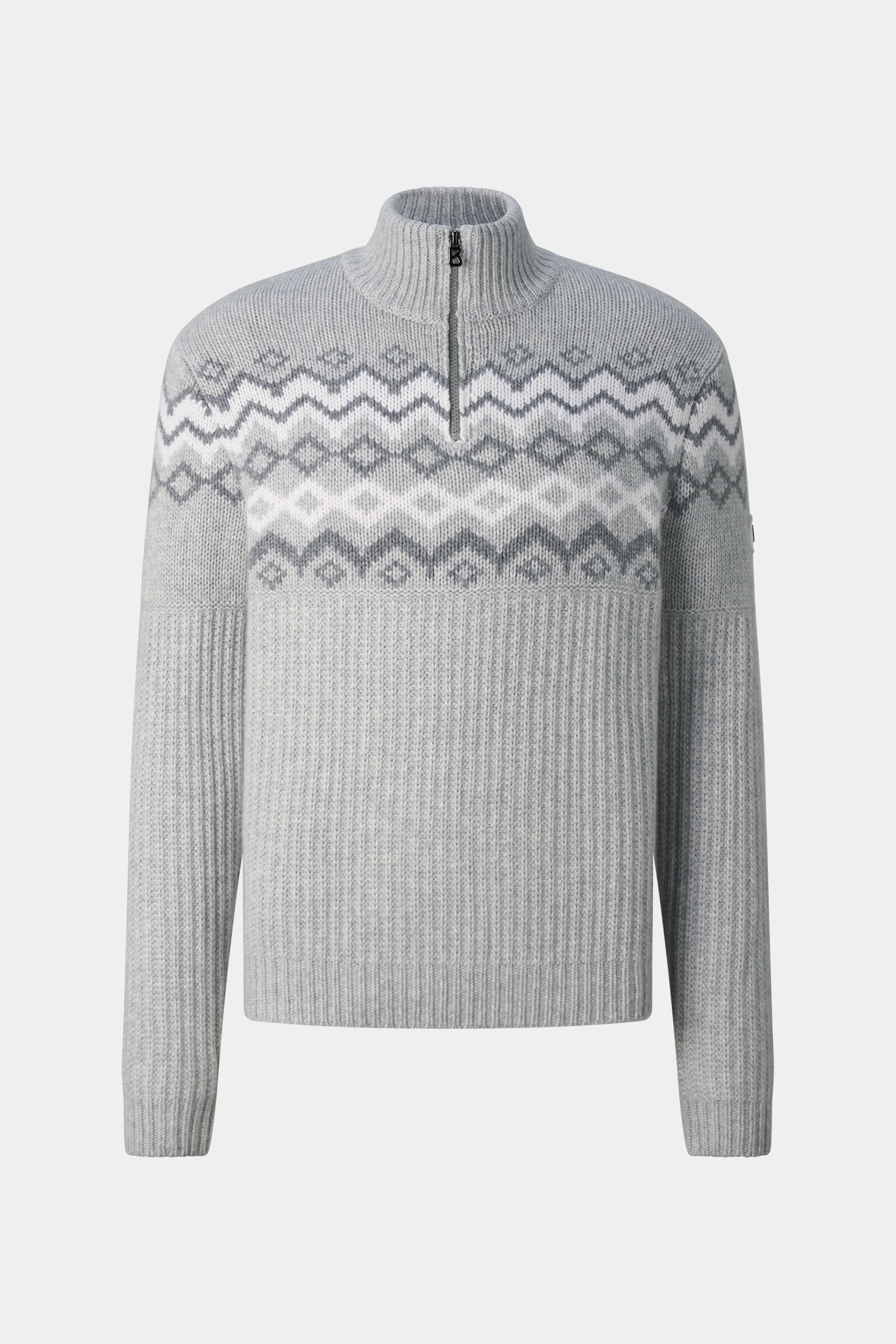 Kaschmir-Pullover Ludi Grau