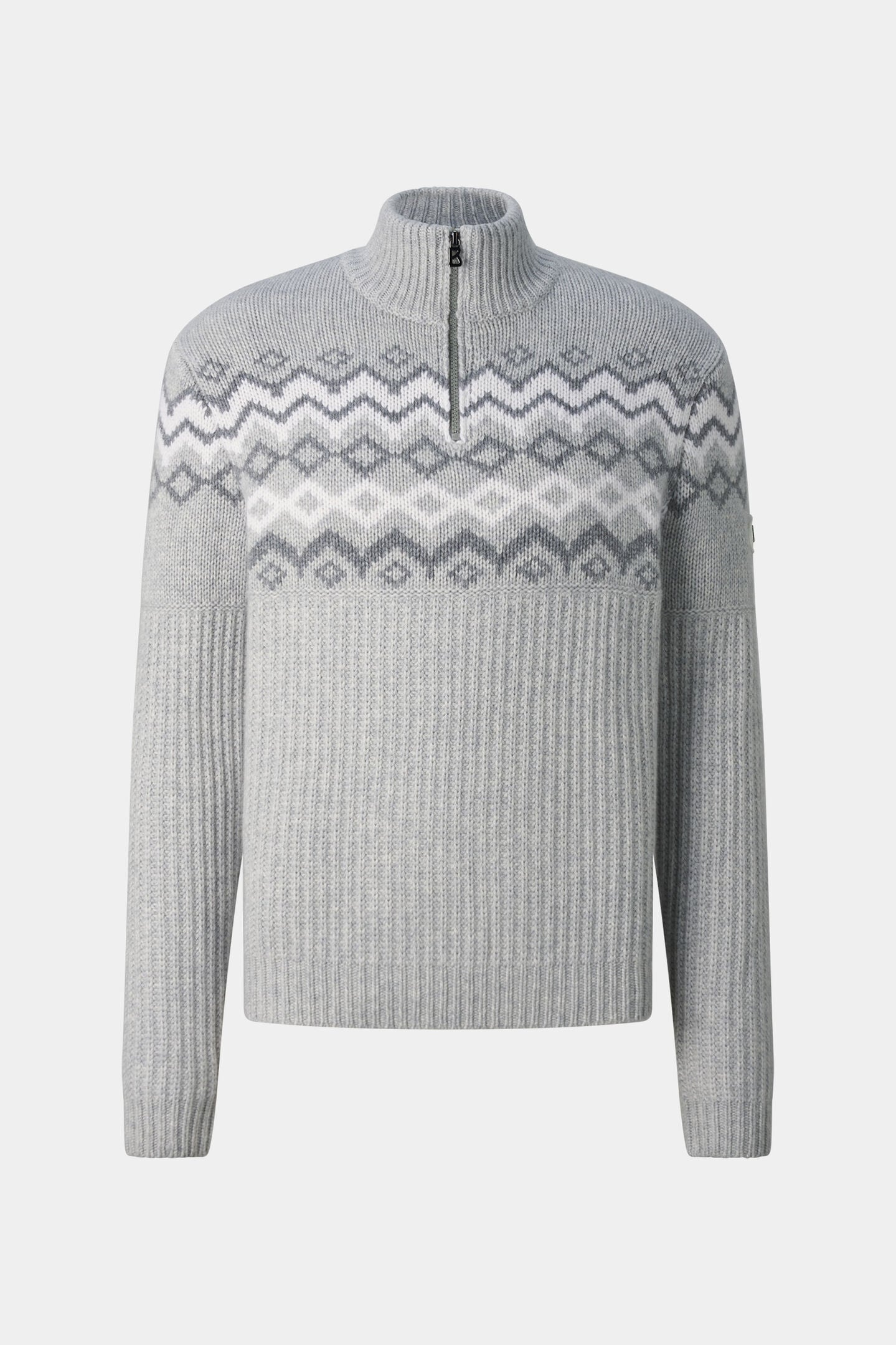 Kaschmir-Pullover Ludi Grau