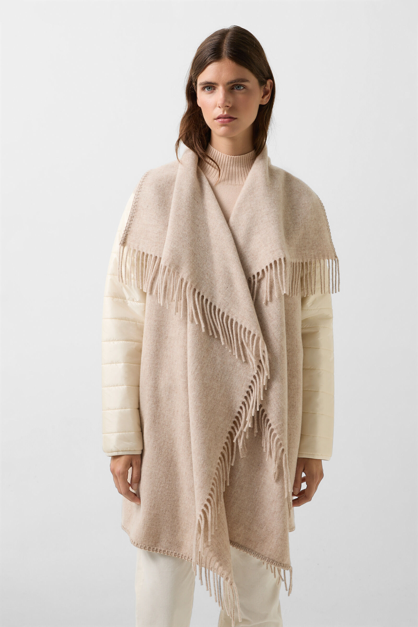 Poncho North Beige