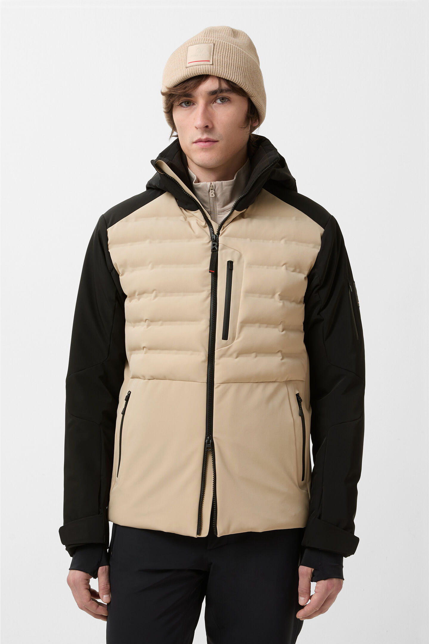 Ivo ski-jas Beige/zwart