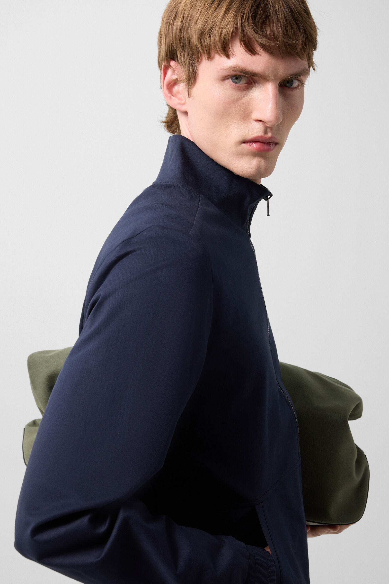 Rupert jersey jacket Navy blue