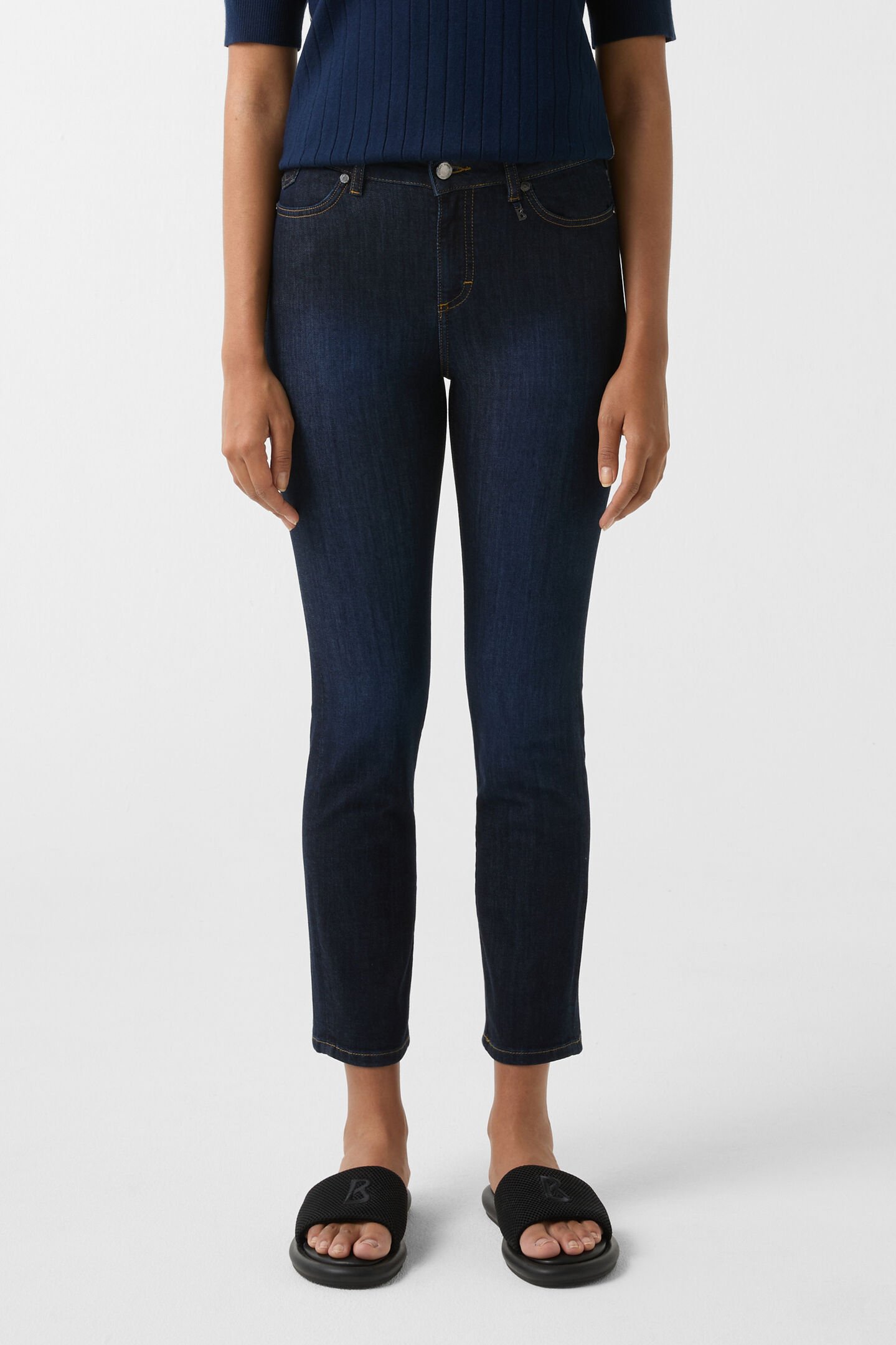 Slim Fit Jeans Julie Dark Denim Blue