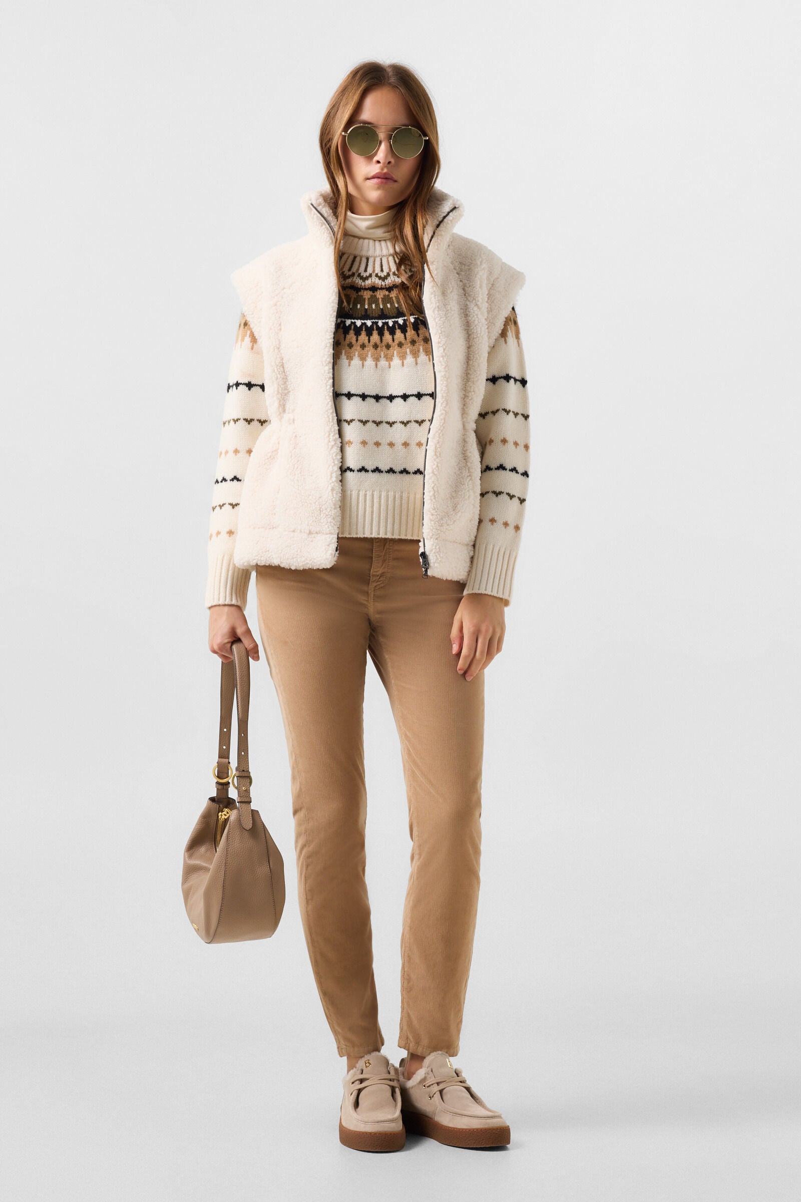Julie corduroy trousers Camel