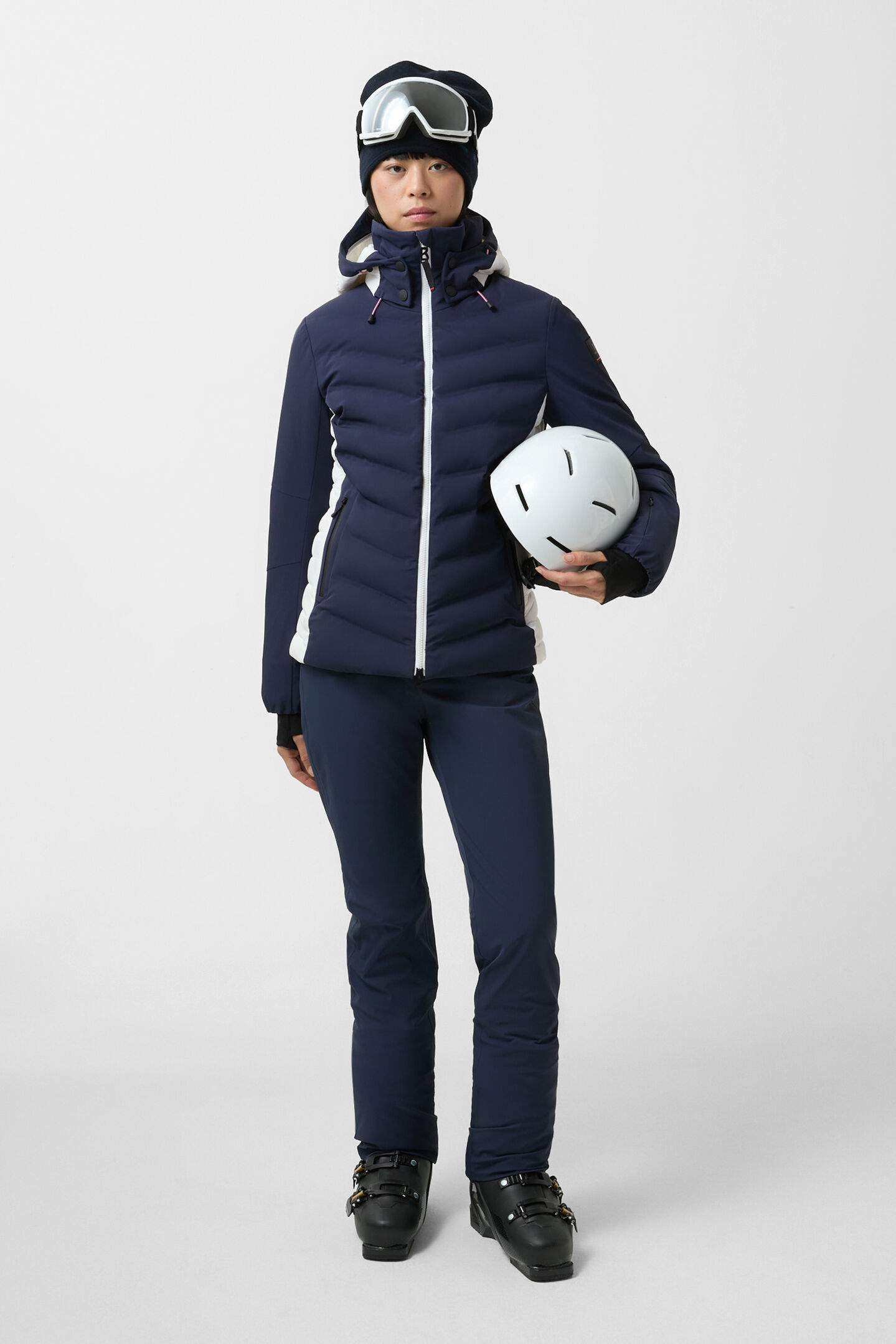 Janka ski jacket Navy blue/white