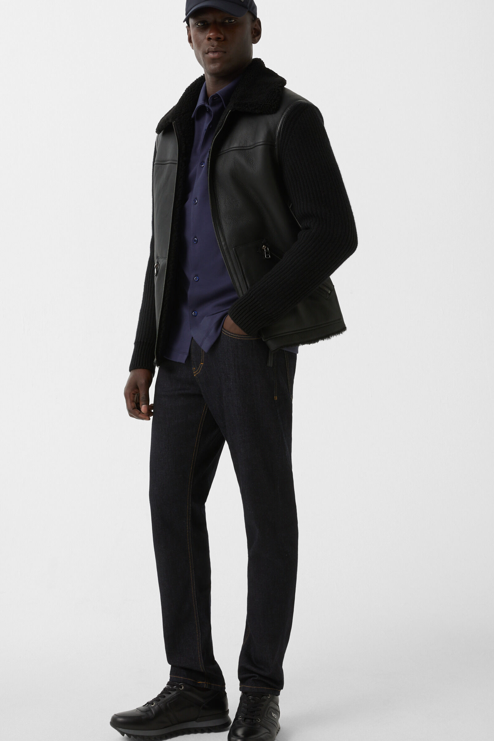 Jersey shirt Franz Navy blue